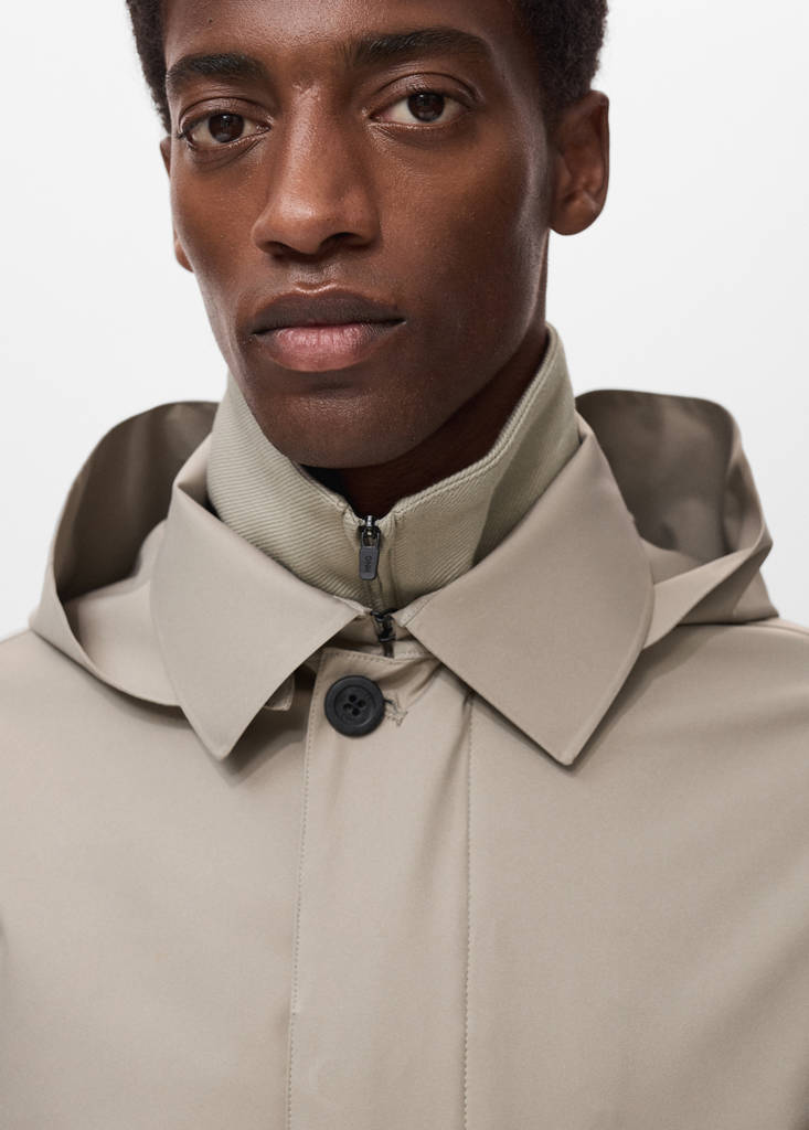 Thermolite® waterproof parka with pockets — Ice Grey