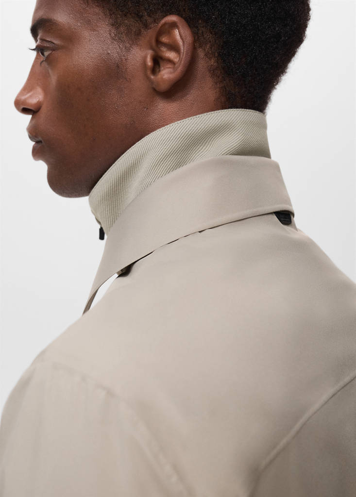 Thermolite® waterproof parka with pockets — Ice Grey