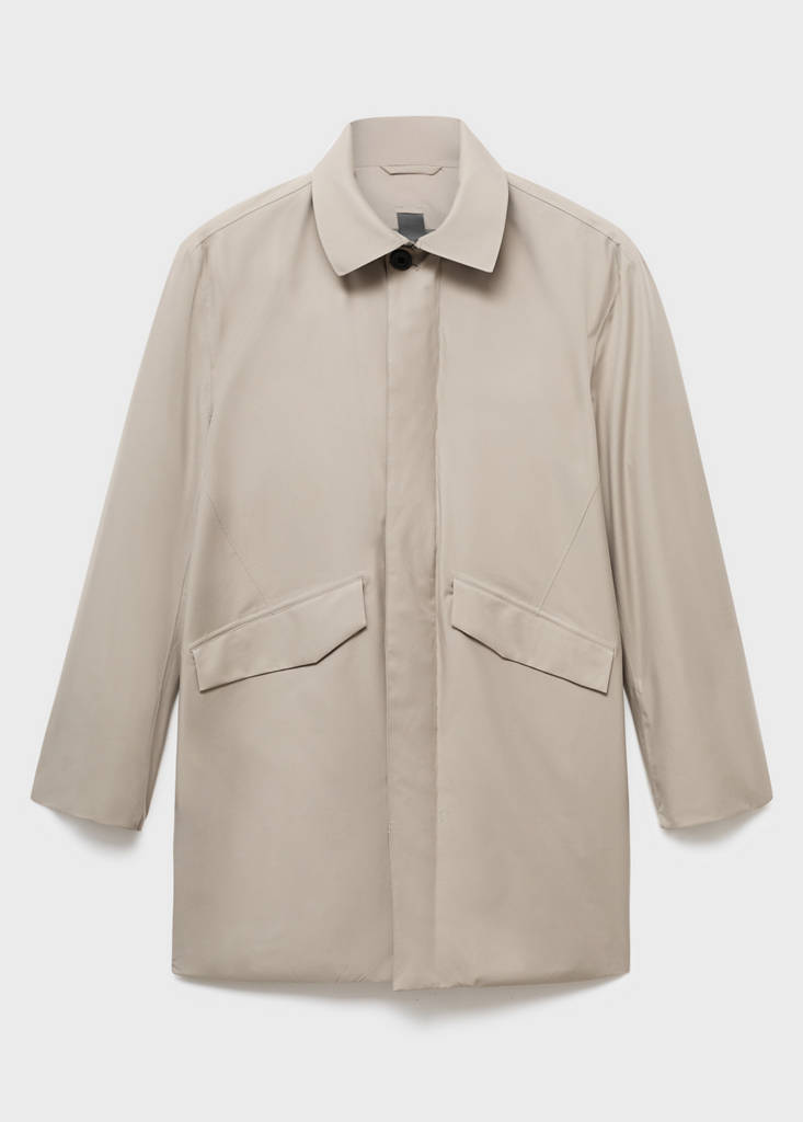 Thermolite® waterproof parka with pockets — Ice Grey