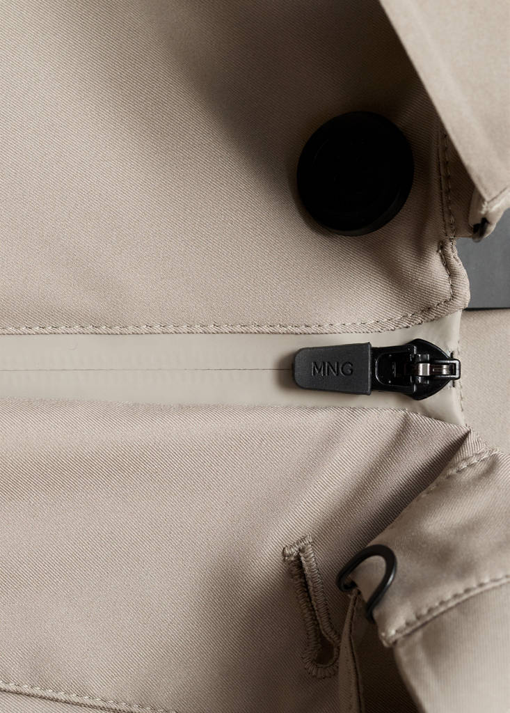 Thermolite® waterproof parka with pockets — Ice Grey