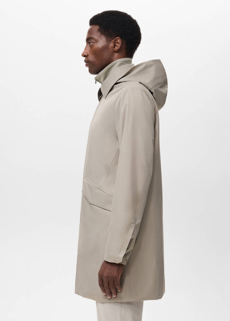 Thermolite® waterproof parka with pockets — Ice Grey