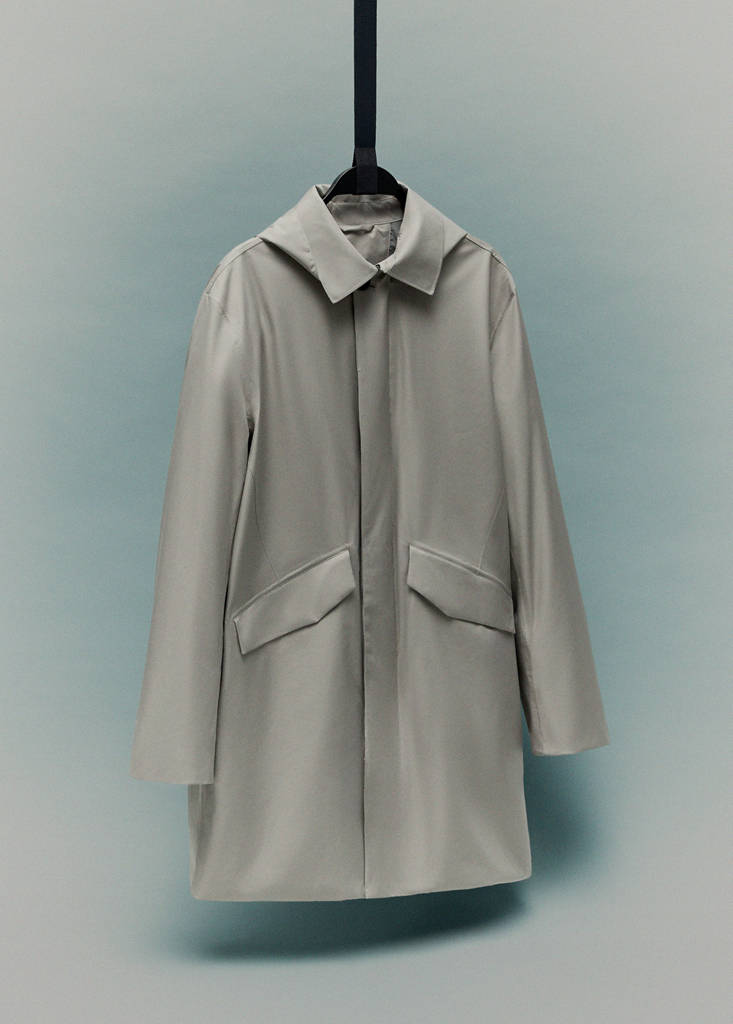 Thermolite® waterproof parka with pockets — Ice Grey