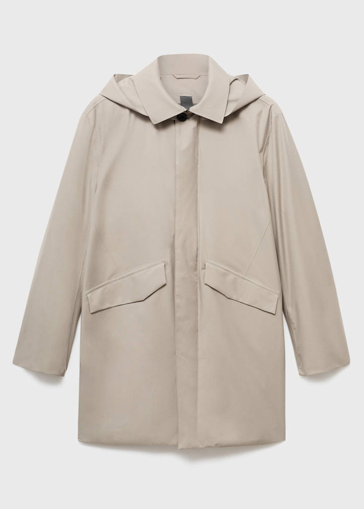 Thermolite® waterproof parka with pockets — Ice Grey