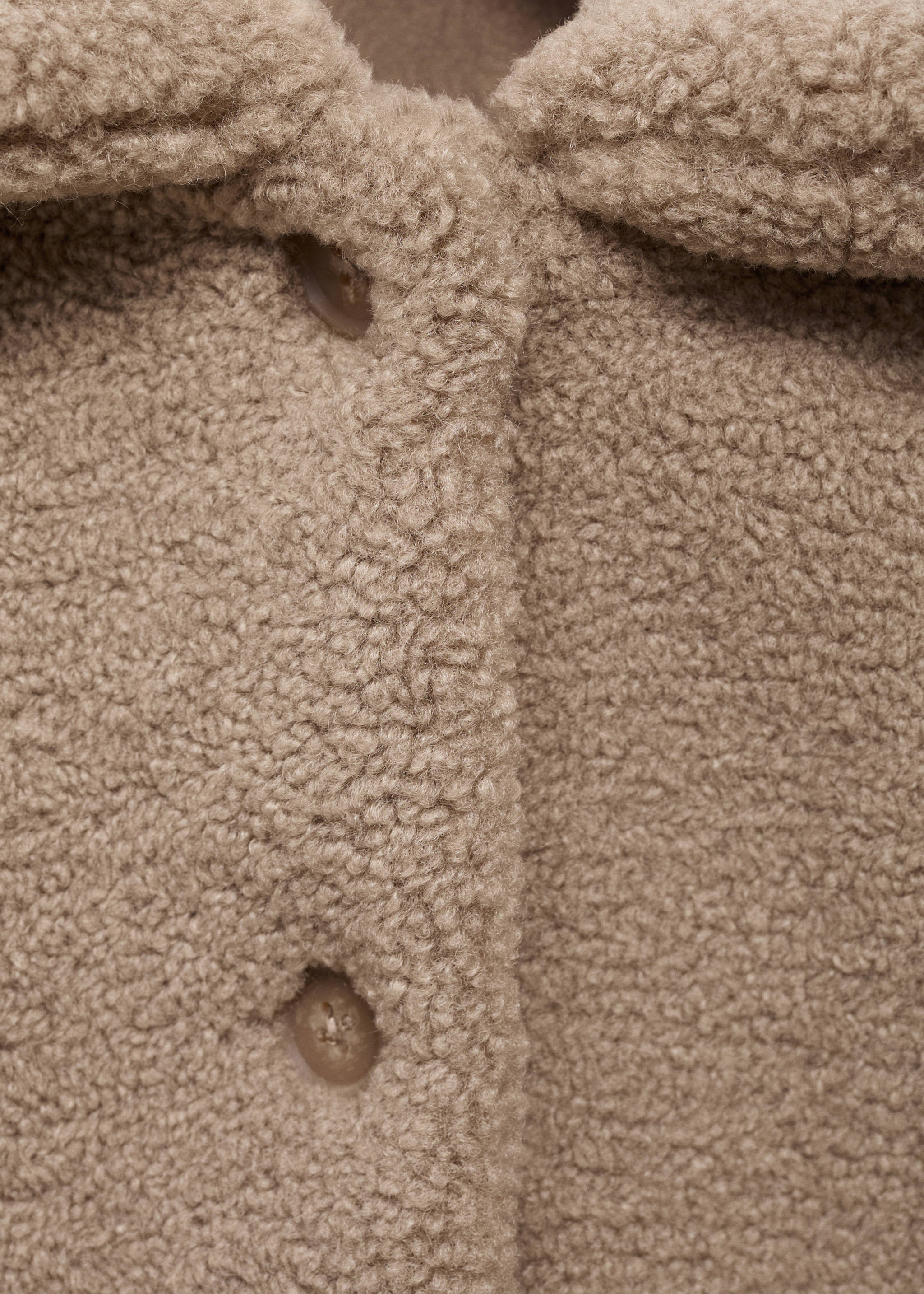 Kürk görünümlü palto - Ürün detayı 8