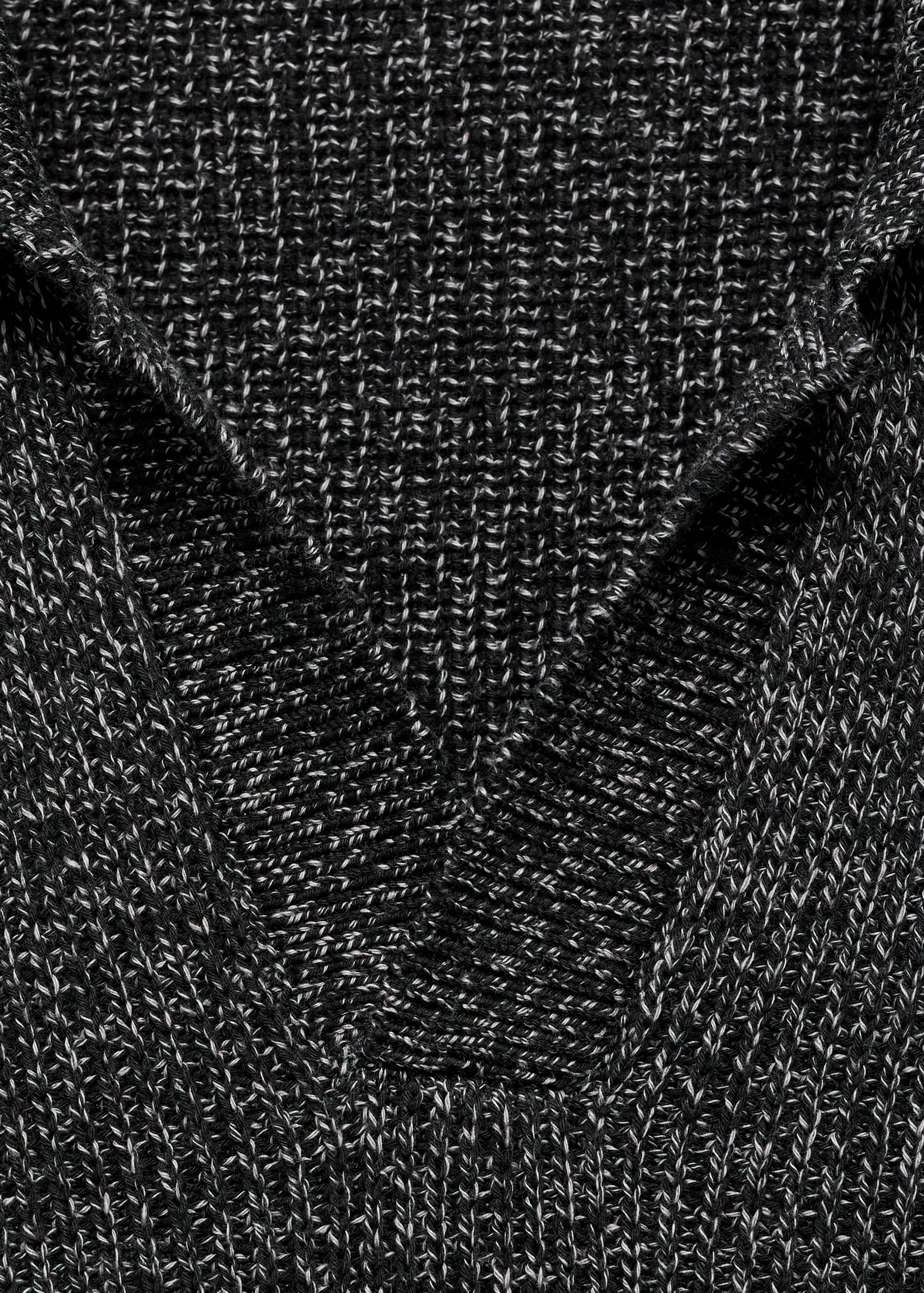 100% cotton polo-neck sweater - Details of the article 8