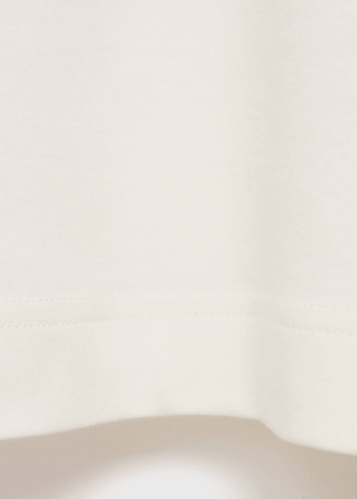 Ribbed knitted cardigan with buttons — Off White