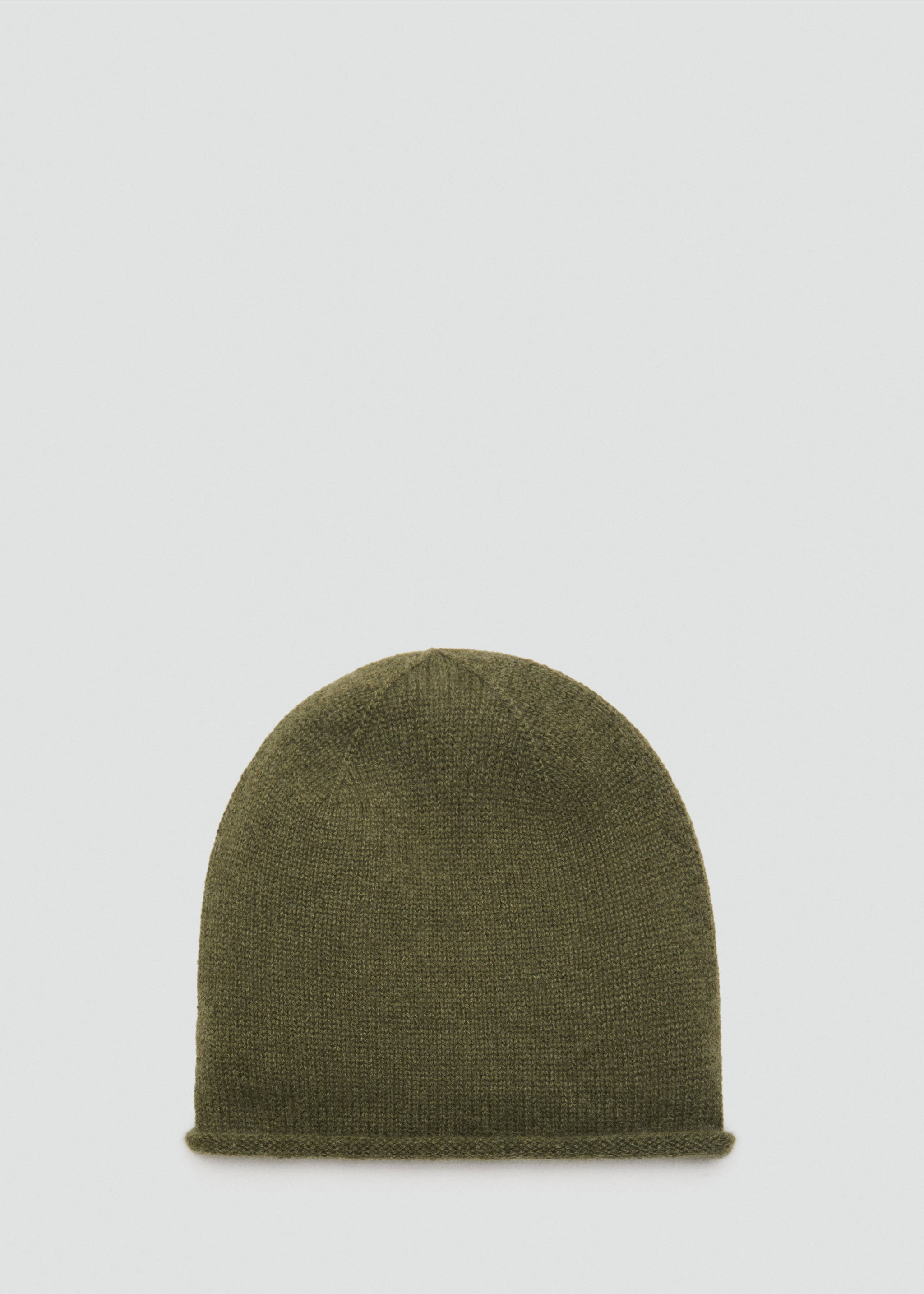 Bonnet 100 % cachemire - Article sans modèle, Vert moyen. Ref: 17035976-00.