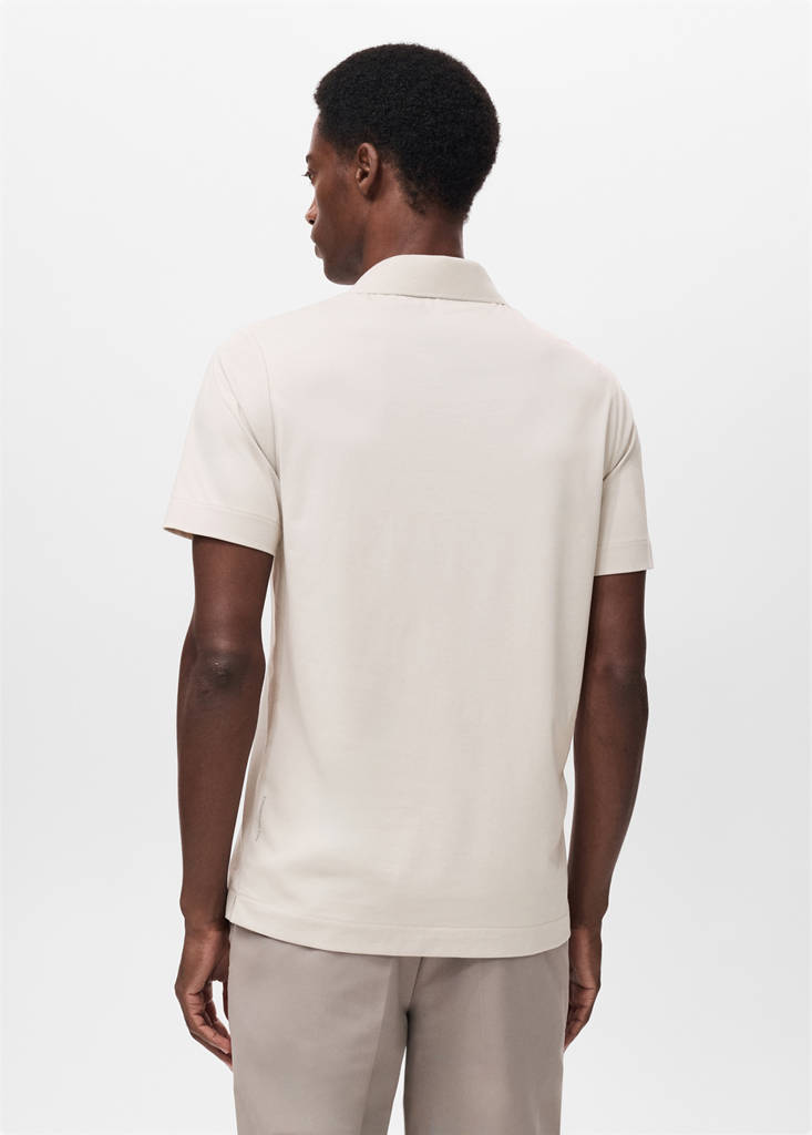 Slim-fit Thermolite® polo shirt — Ice Grey