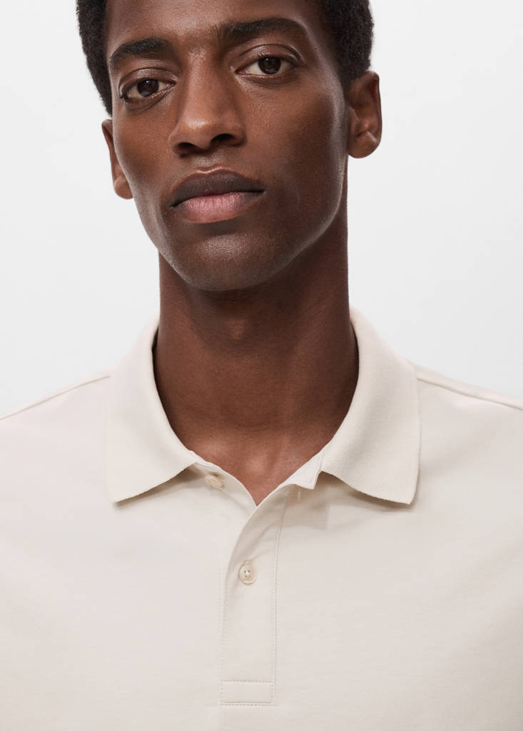 Slim-fit Thermolite® polo shirt — Ice Grey