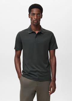 Slim-fit Thermolite® polo shirt — Dark Green 1