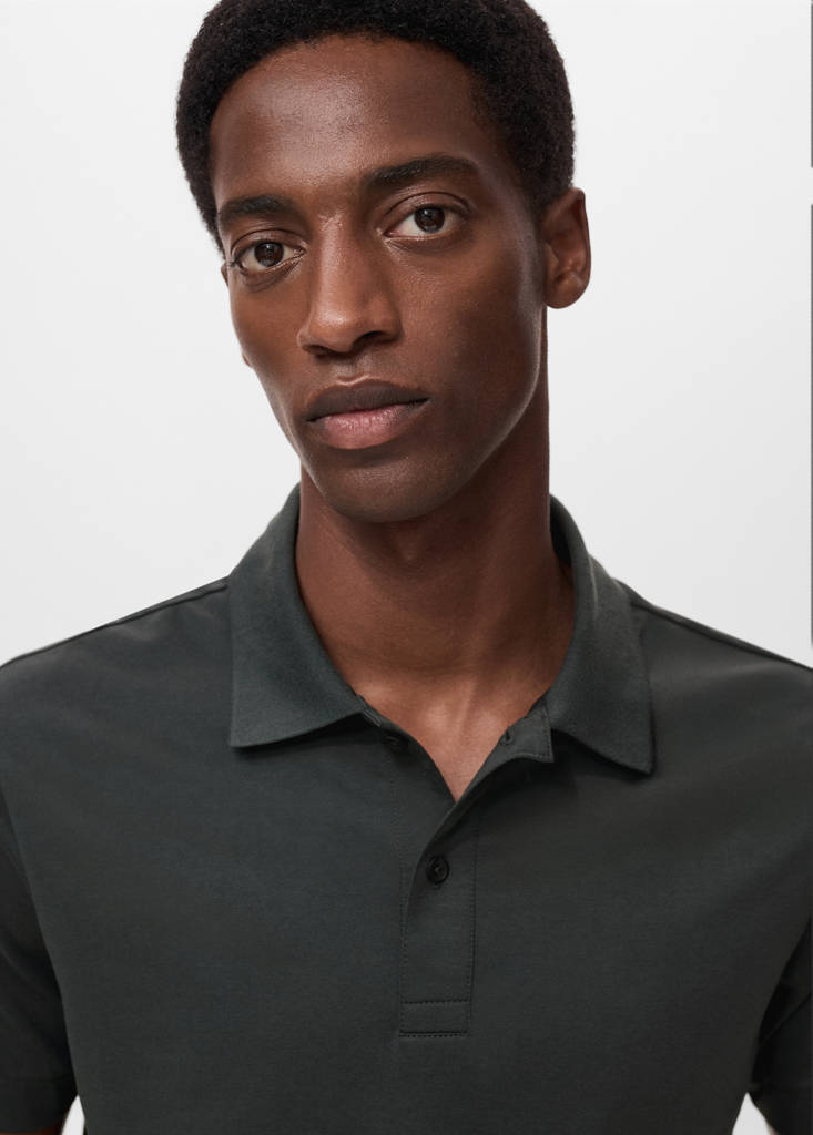 Slim-fit Thermolite® polo shirt — Dark Green