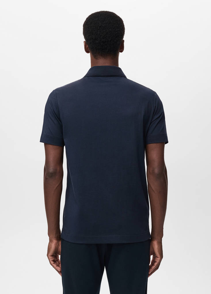 Slim-fit Thermolite® polo shirt — Navy