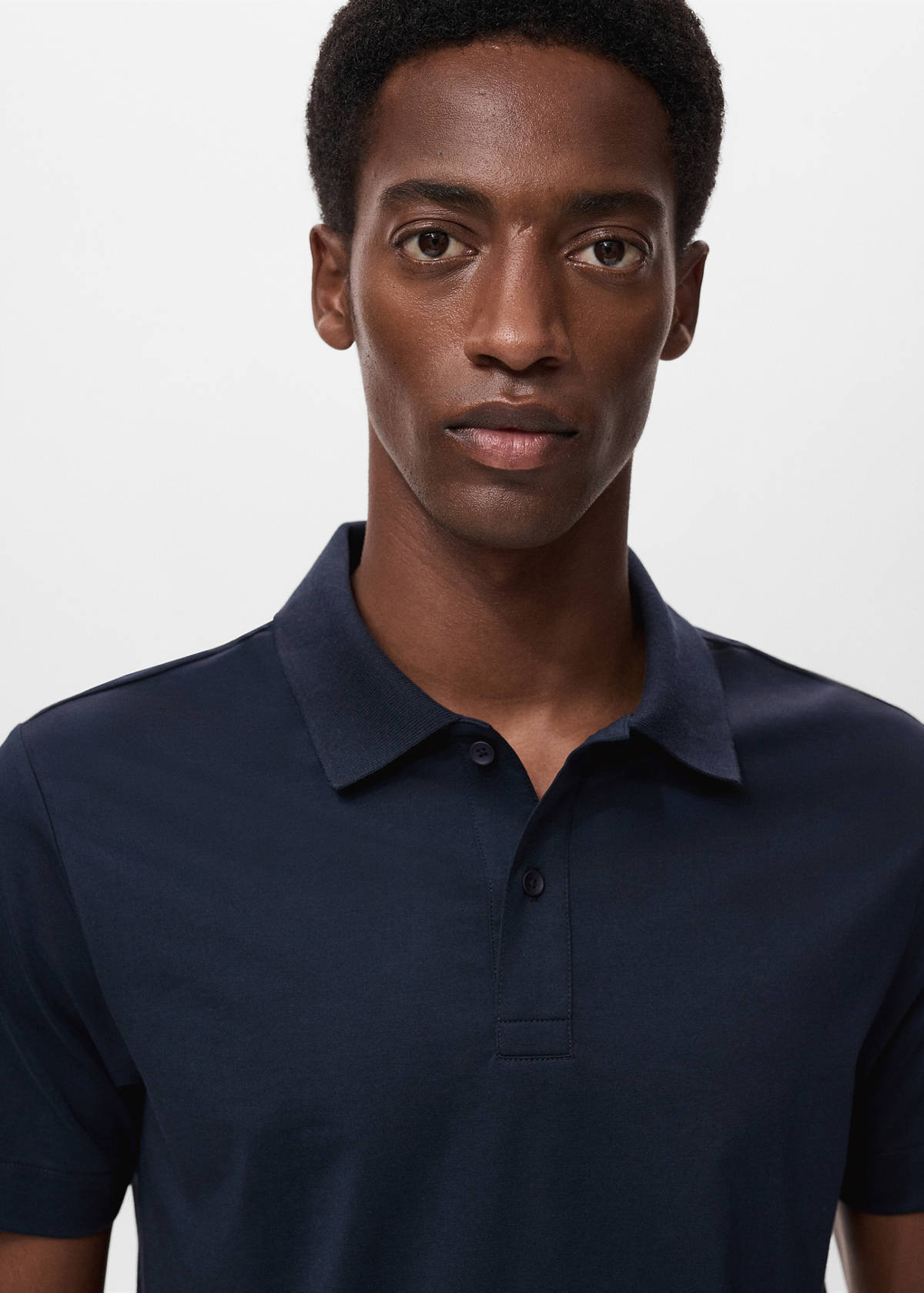 Slim-fit Thermolite® polo shirt — Navy