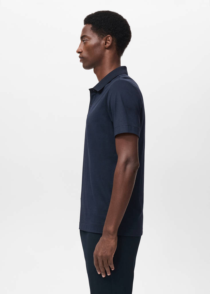 Slim-fit Thermolite® polo shirt — Navy