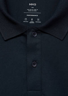 Slim-fit Thermolite® polo shirt — Navy 8