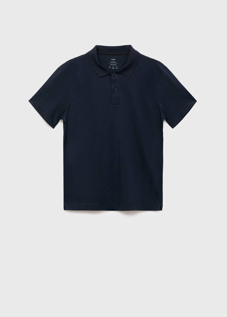 Slim-fit Thermolite® polo shirt — Navy
