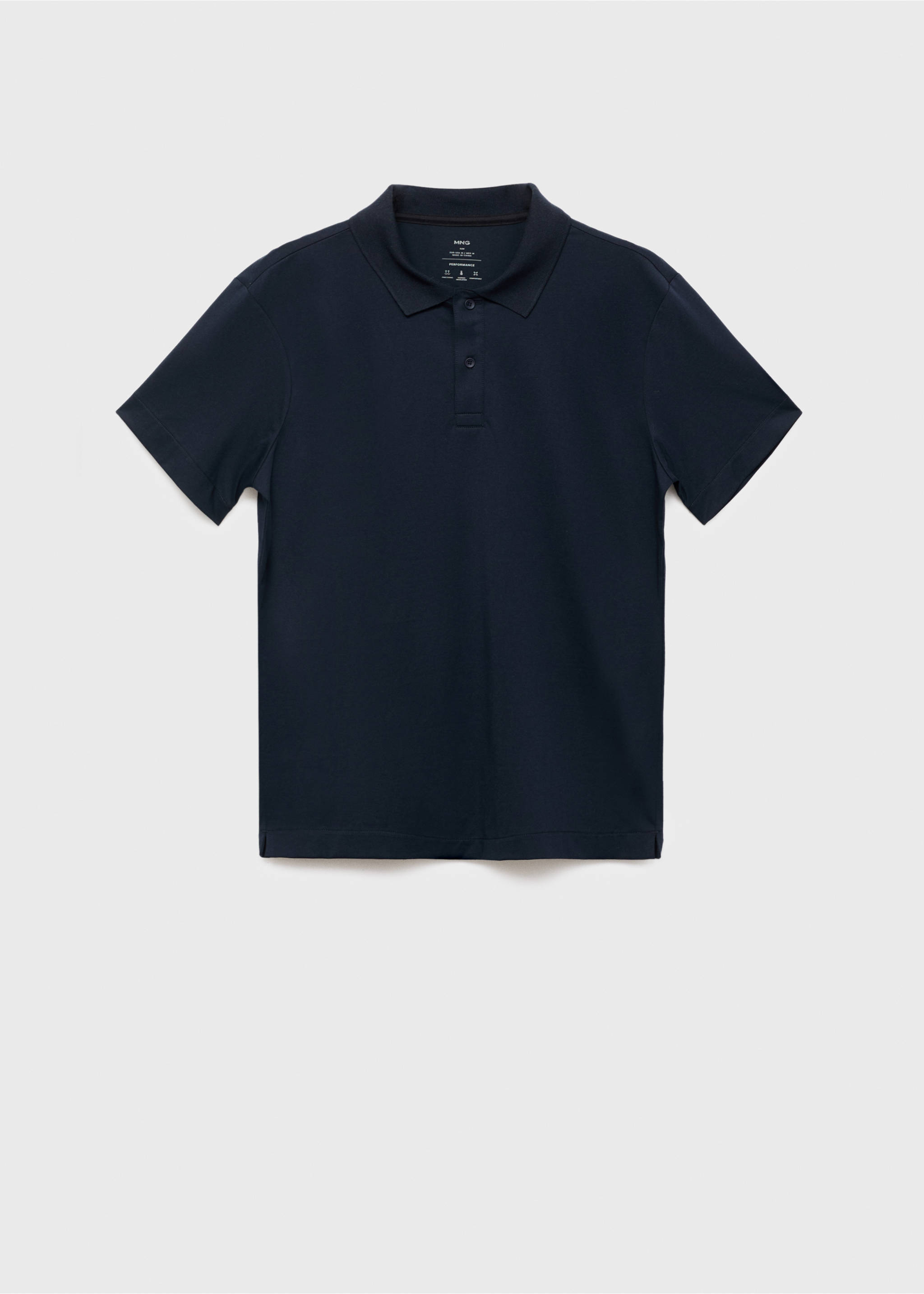 Slim-fit Thermolite® polo shirt - Article without model, Navy. Ref: 17035977-00.