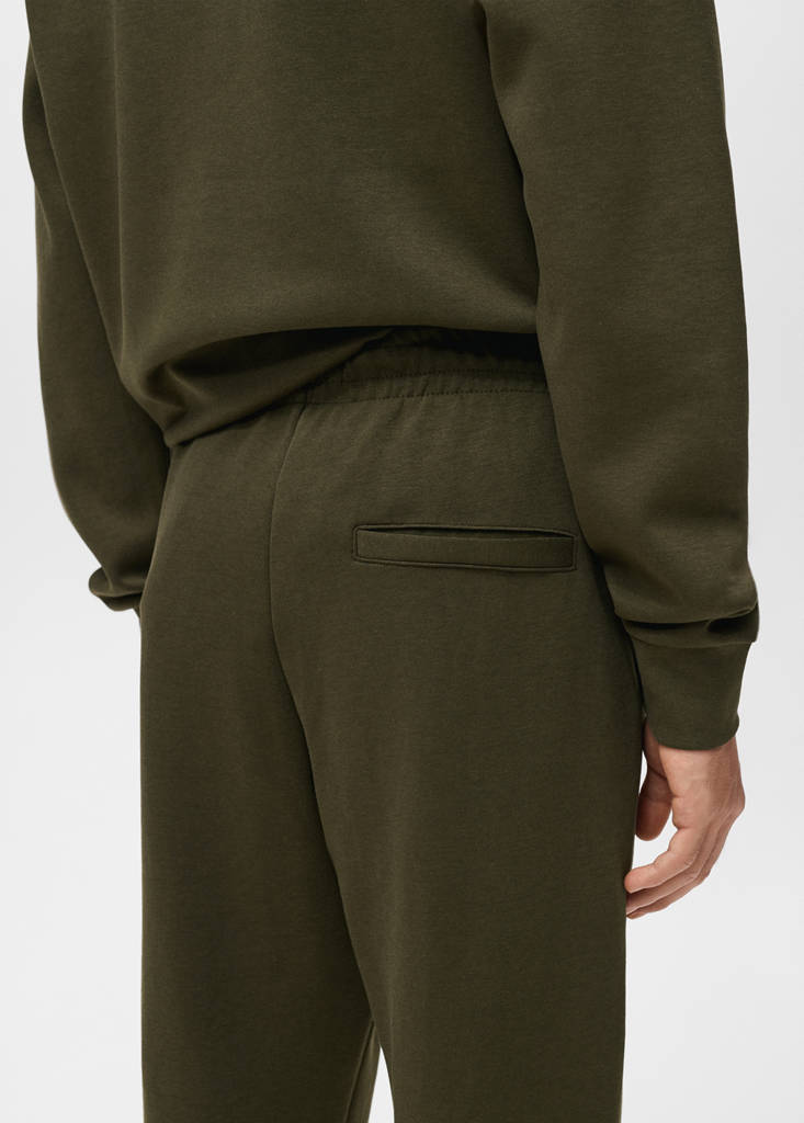 Cotton joggers with elastic waist - thumbnail 7