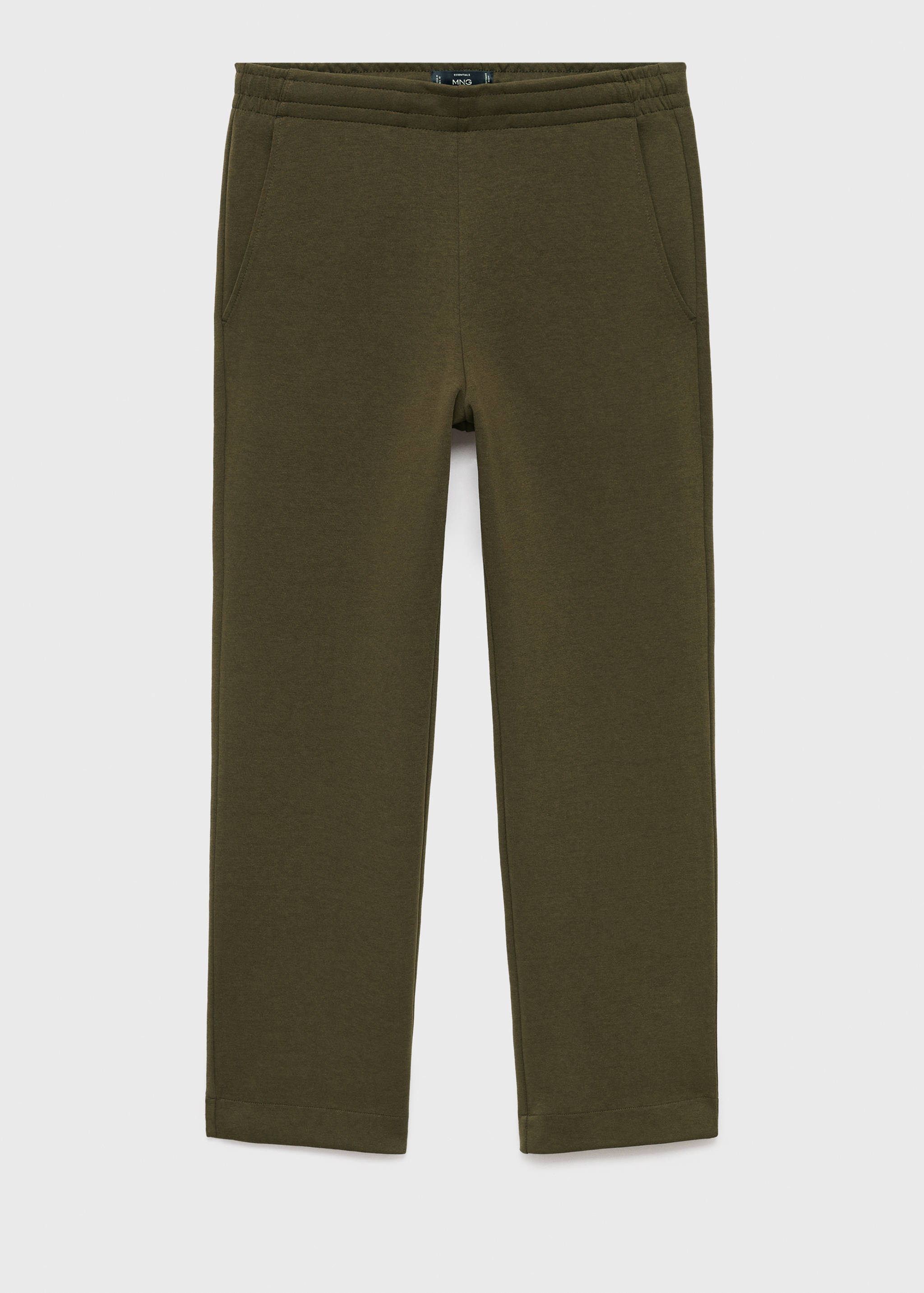 سروال رياضي بخصر مطاطي من القطن - منتج دون نموذج