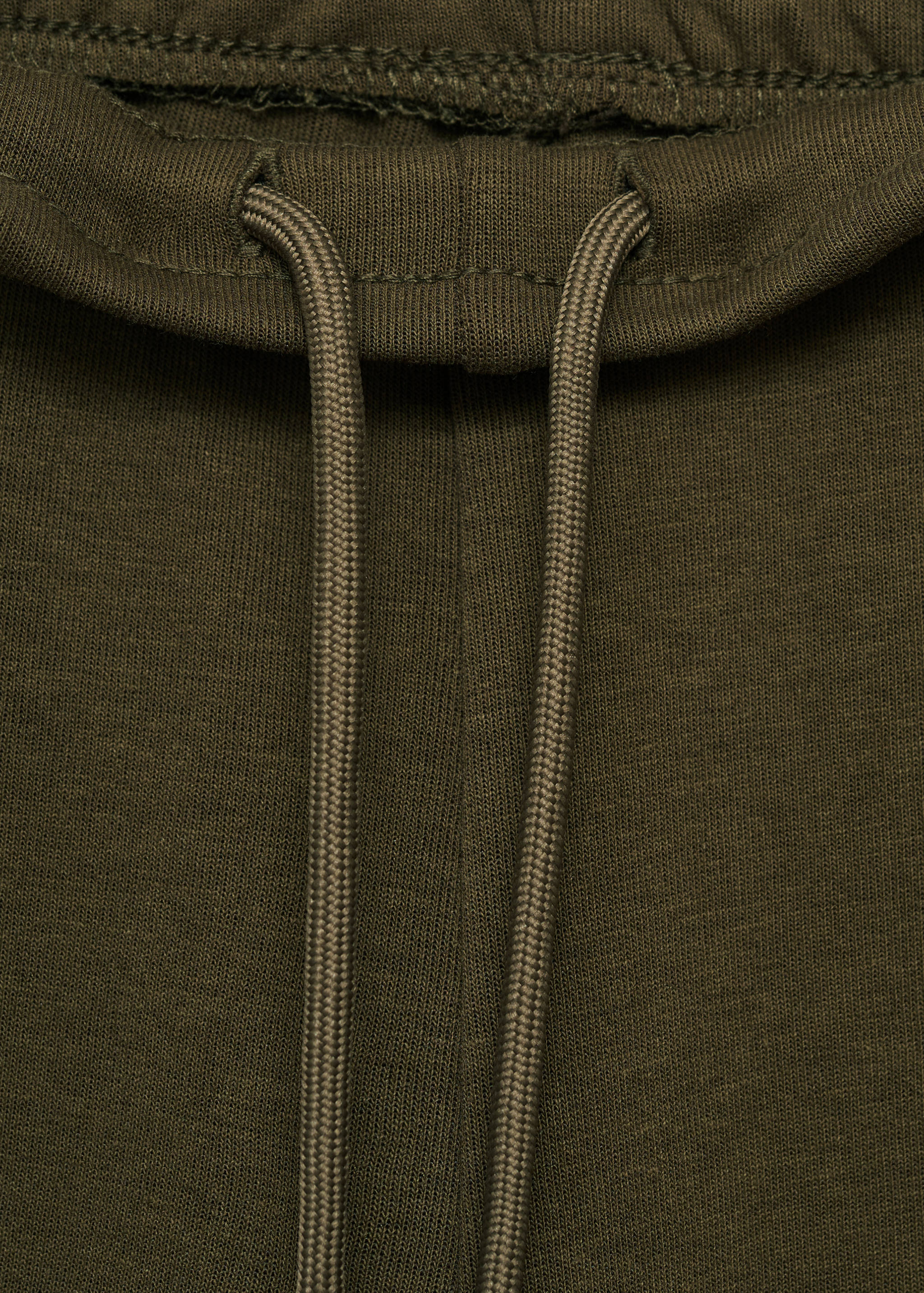 سروال رياضي بخصر مطاطي من القطن - تفاصيل المنتج 8