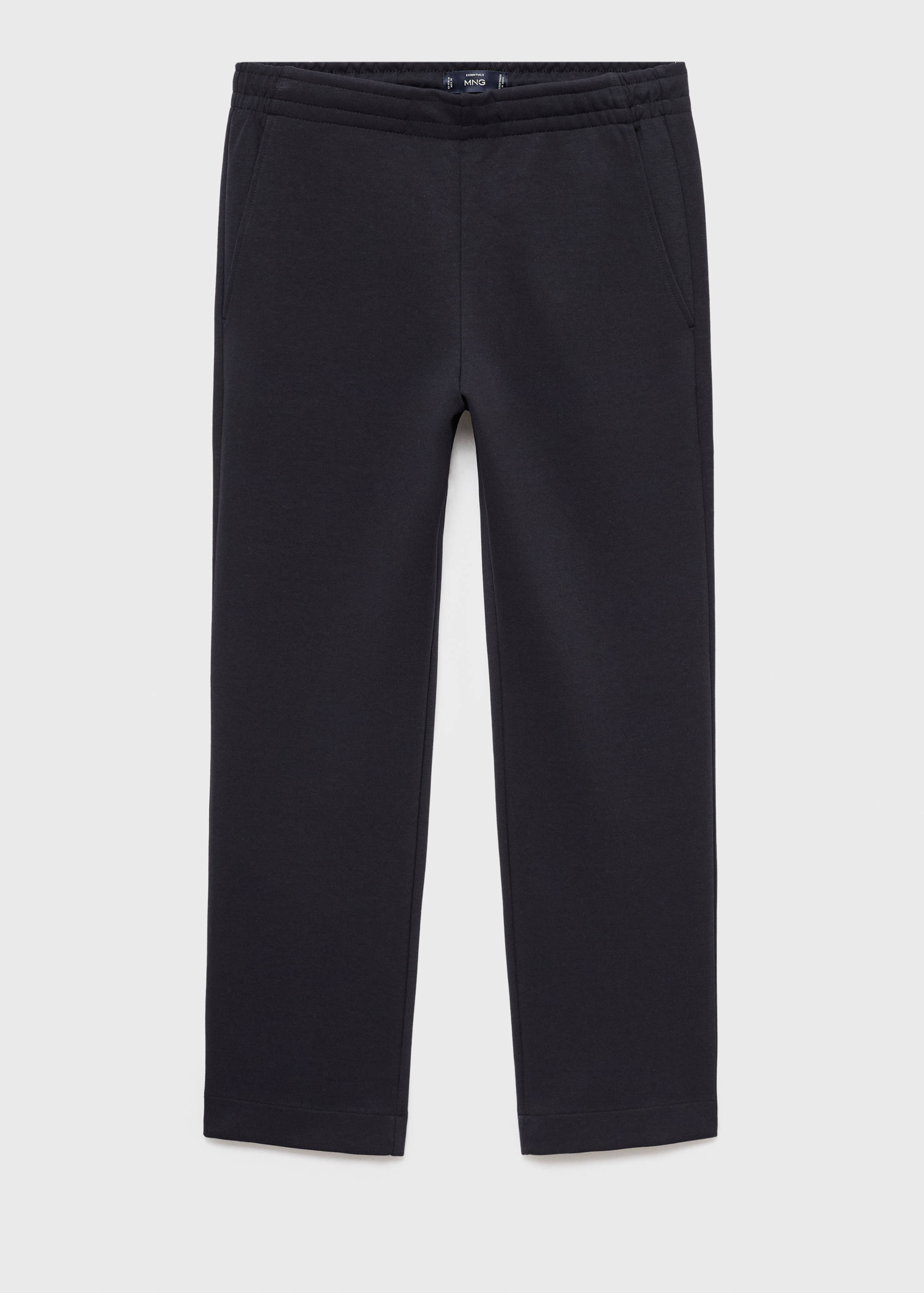 سروال رياضي بخصر مطاطي من القطن - منتج دون نموذج