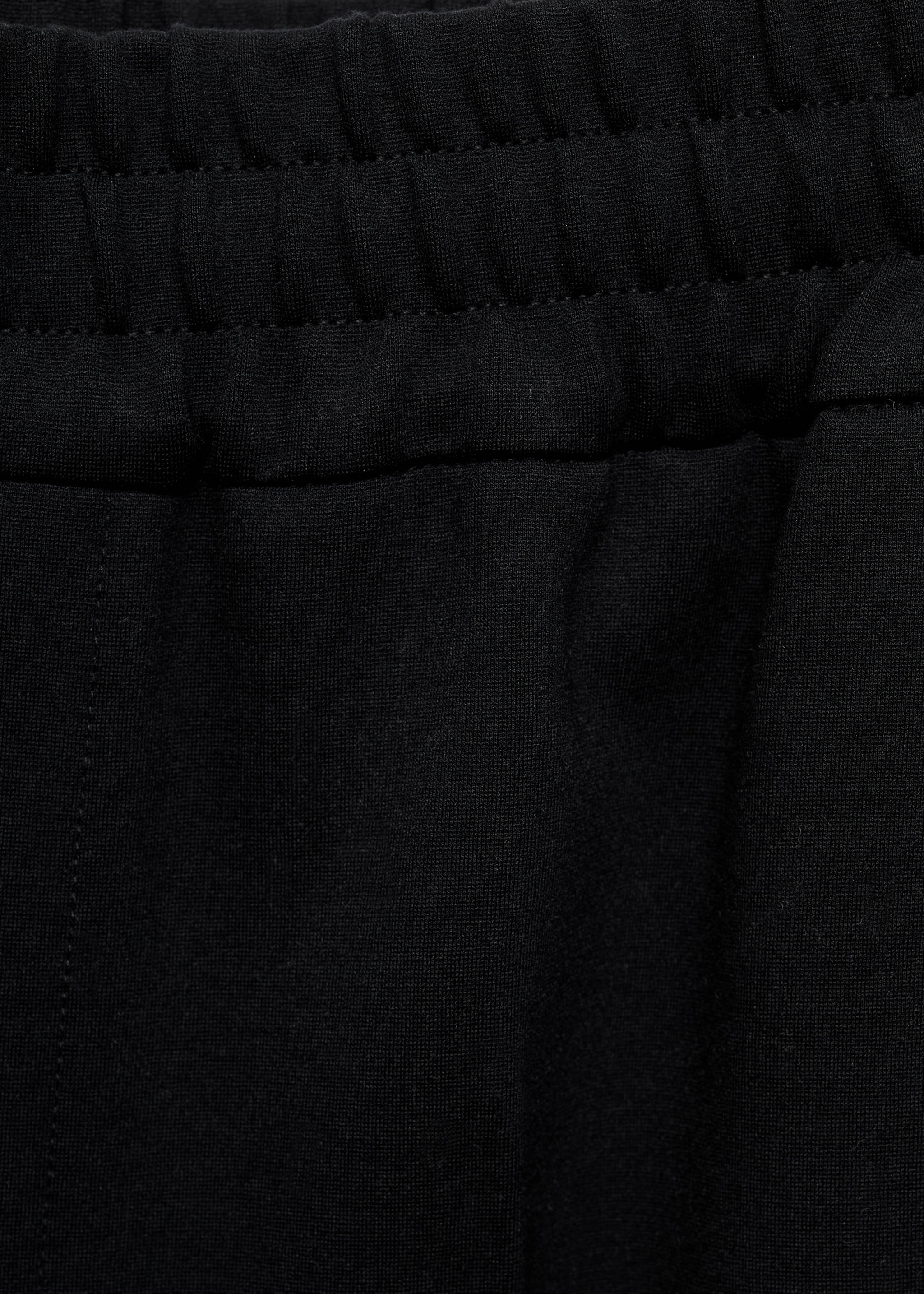 Pantalón jogger cintura elástica - Detalle del artículo 0, Negro. Ref: 17035979-00.