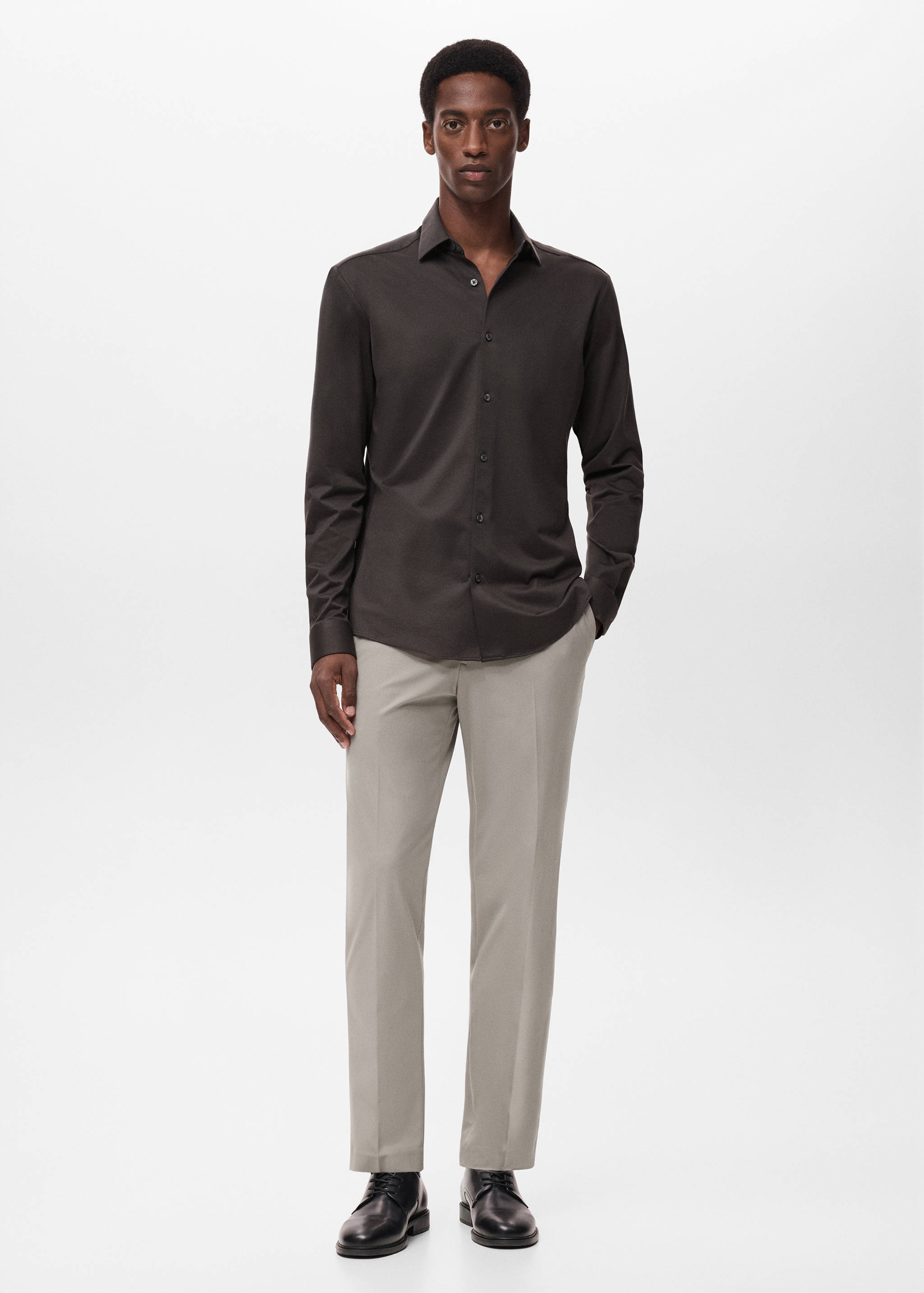 Comfort stretch non-iron shirt - General plane