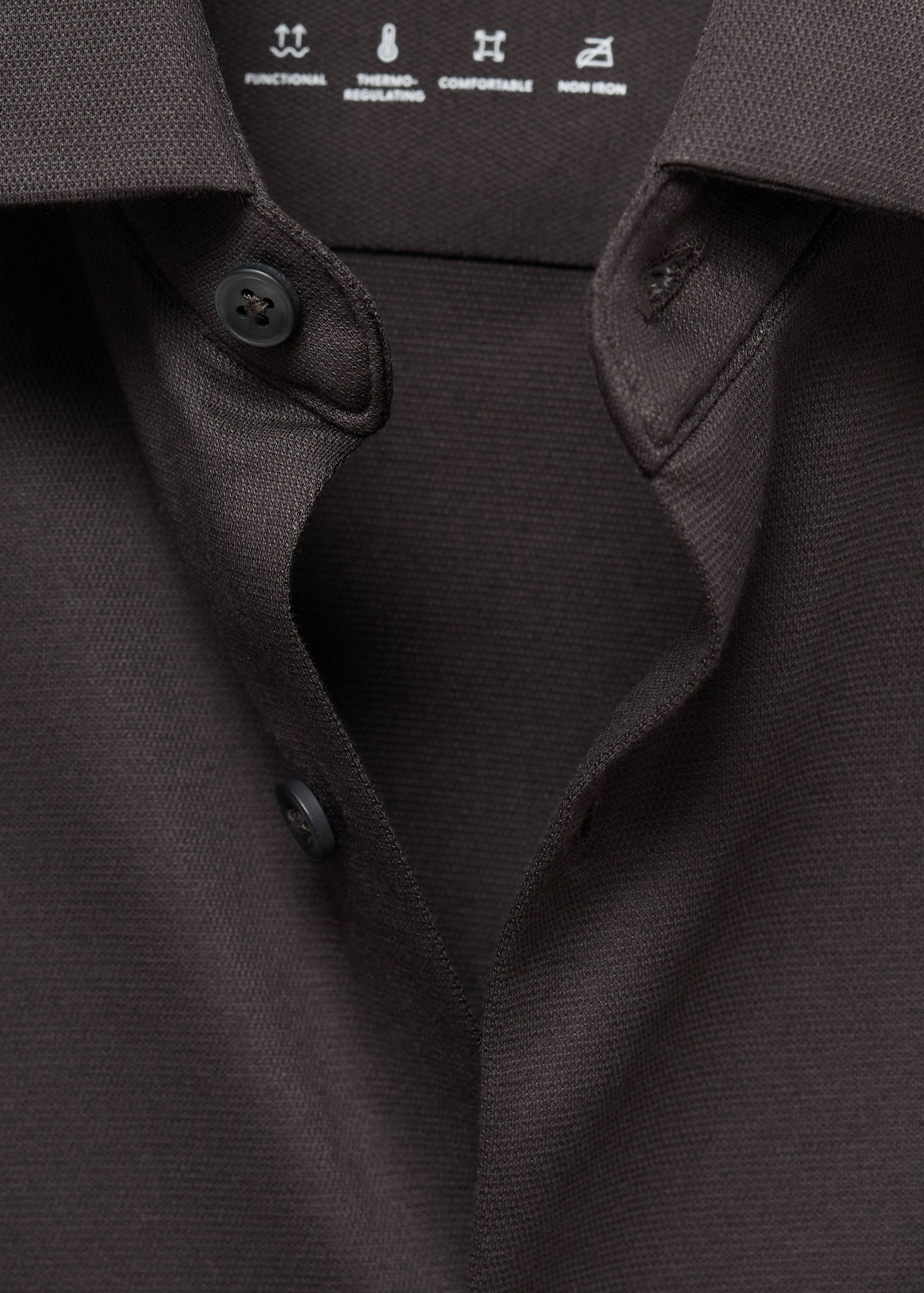 Comfort stretch non-iron shirt - Details of the article 8