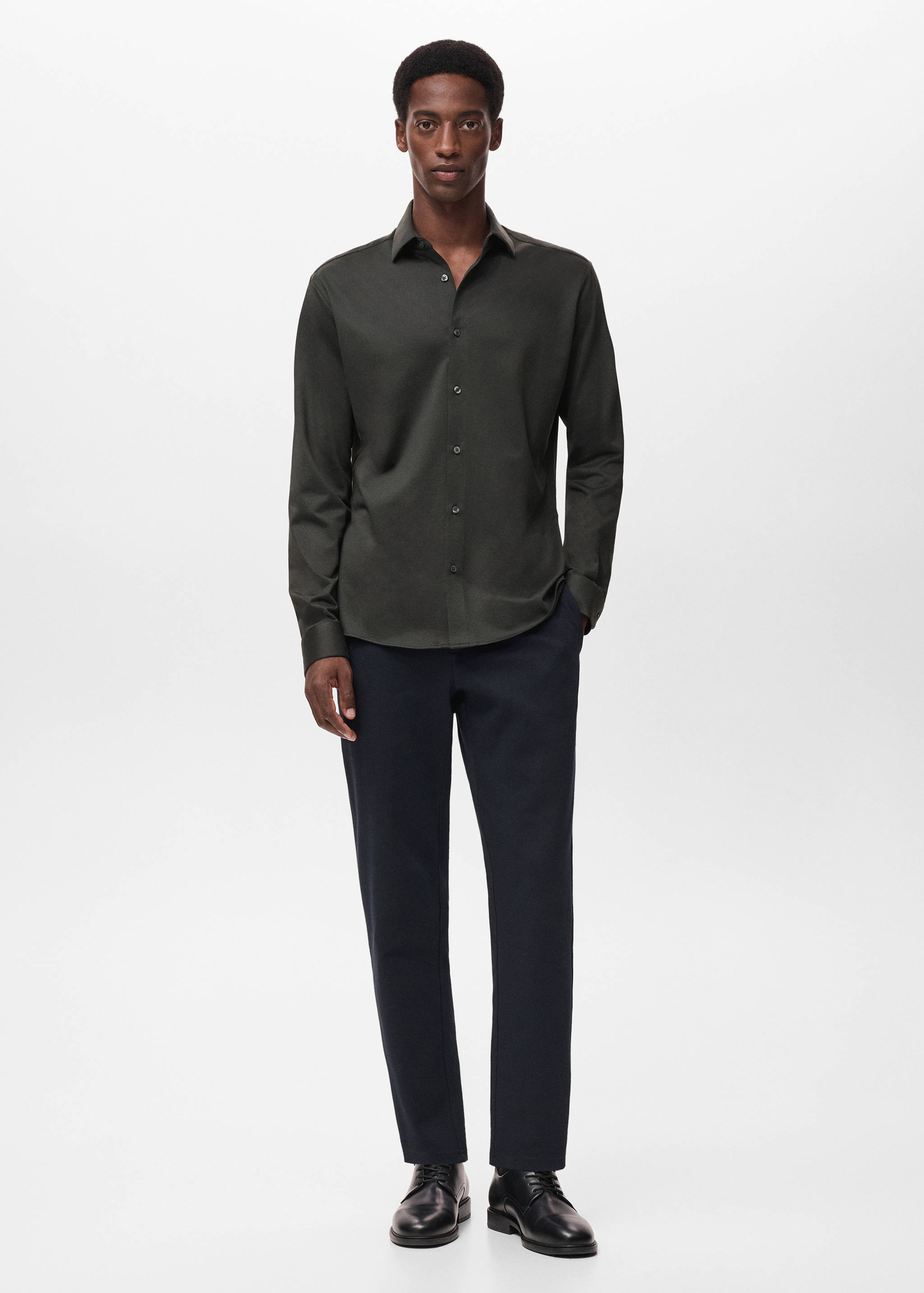 Comfort stretch non-iron shirt - General plane
