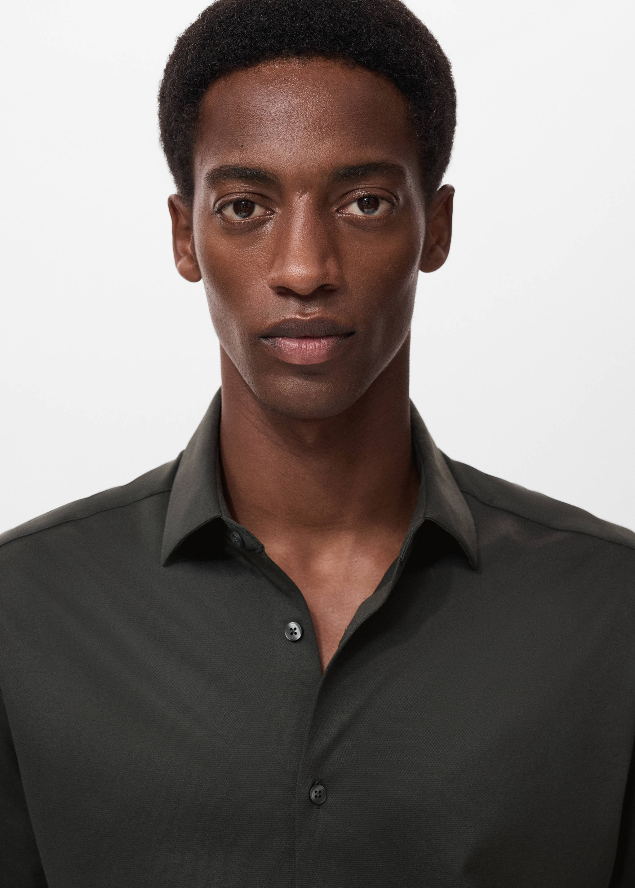 Comfort stretch non-iron shirt - Details of the article 1