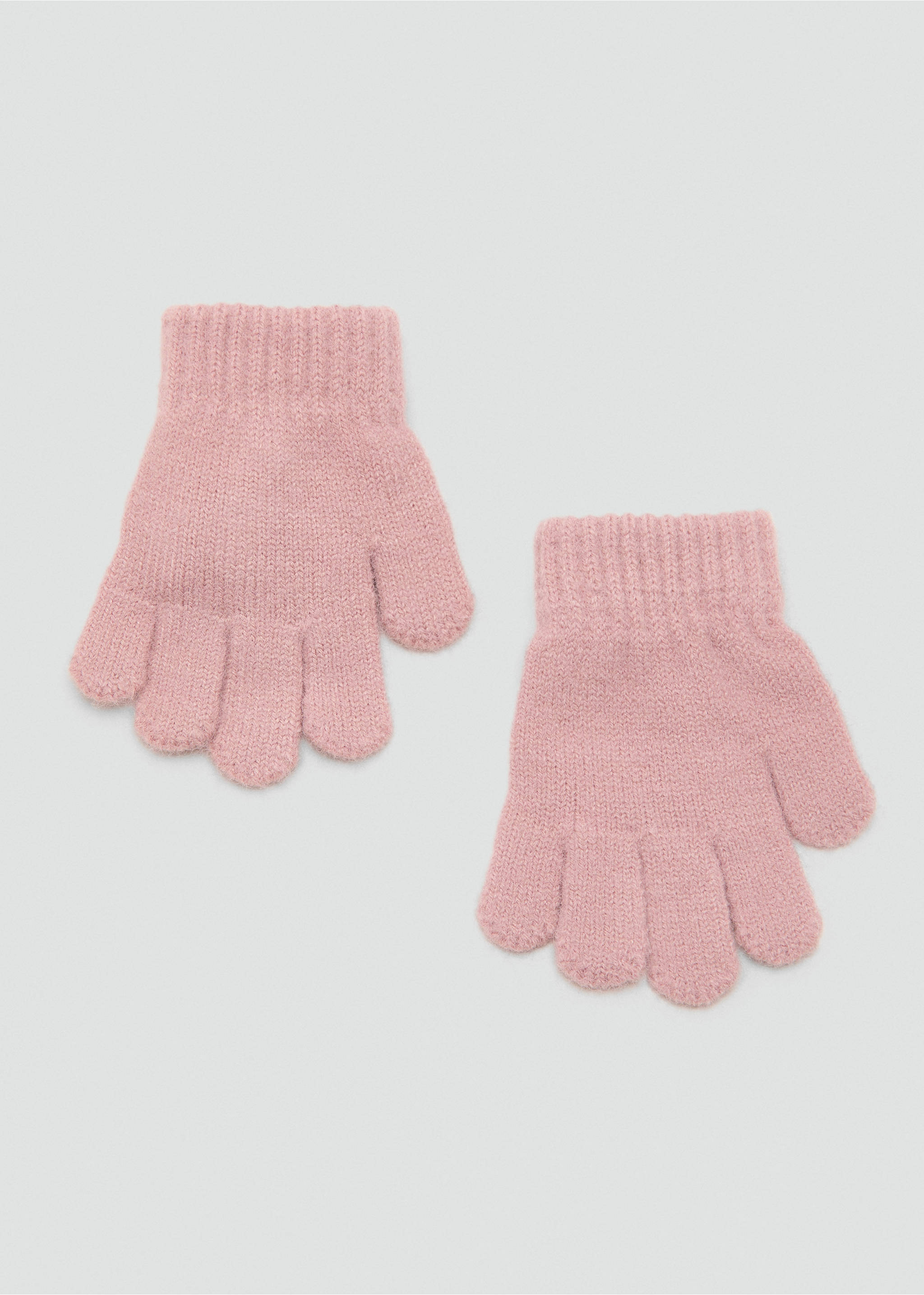 Guantes punto - Artículo sin modelo, Rosa palo. Ref: 17035985-00.
