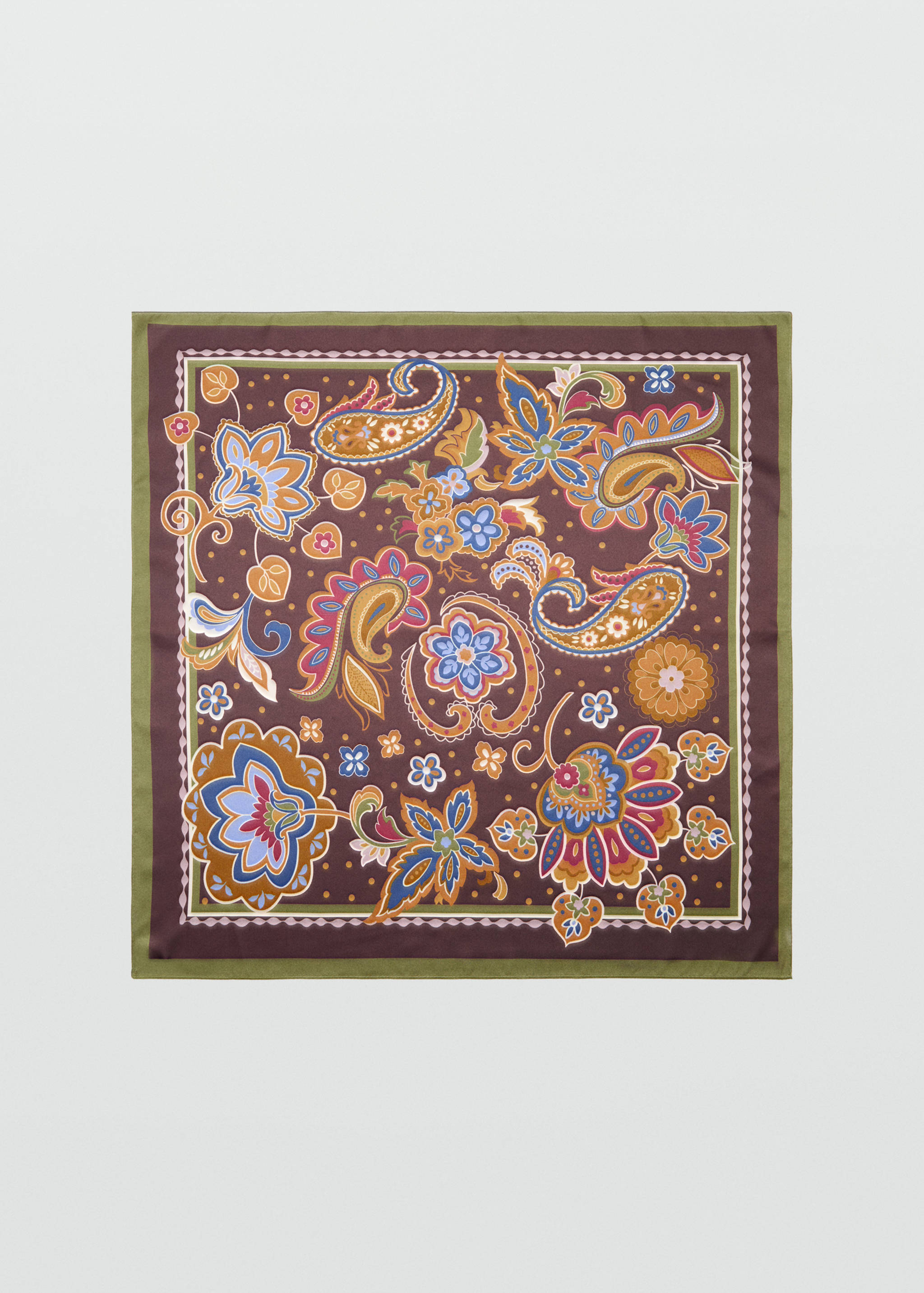 Pañuelo satinado paisley - Artículo sin modelo