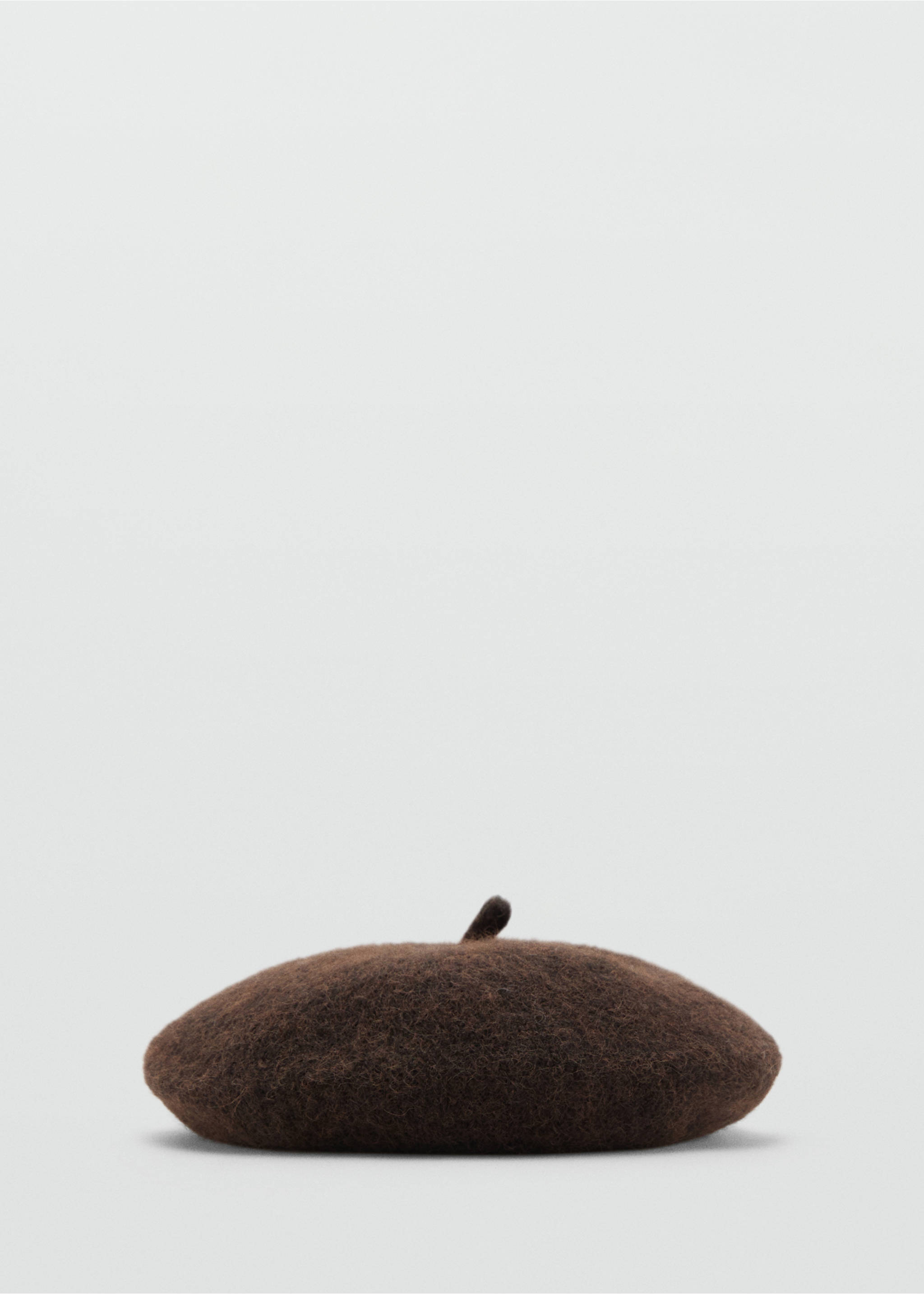 Béret maille - Article sans modèle, Chocolat. Ref: 17035989-00.