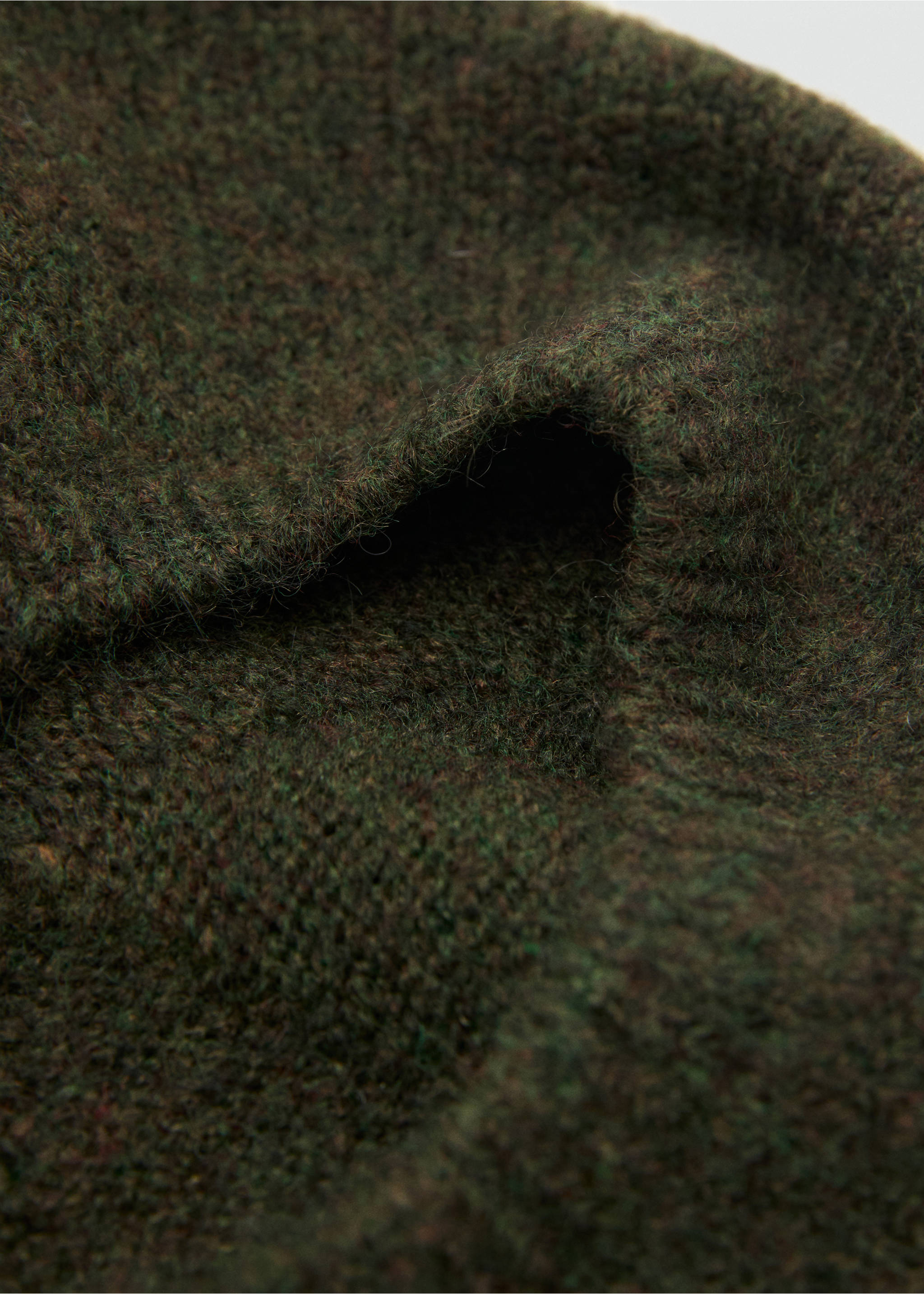 Béret maille - Détail de l'article 1, Vert moyen. Ref: 17035989-00.