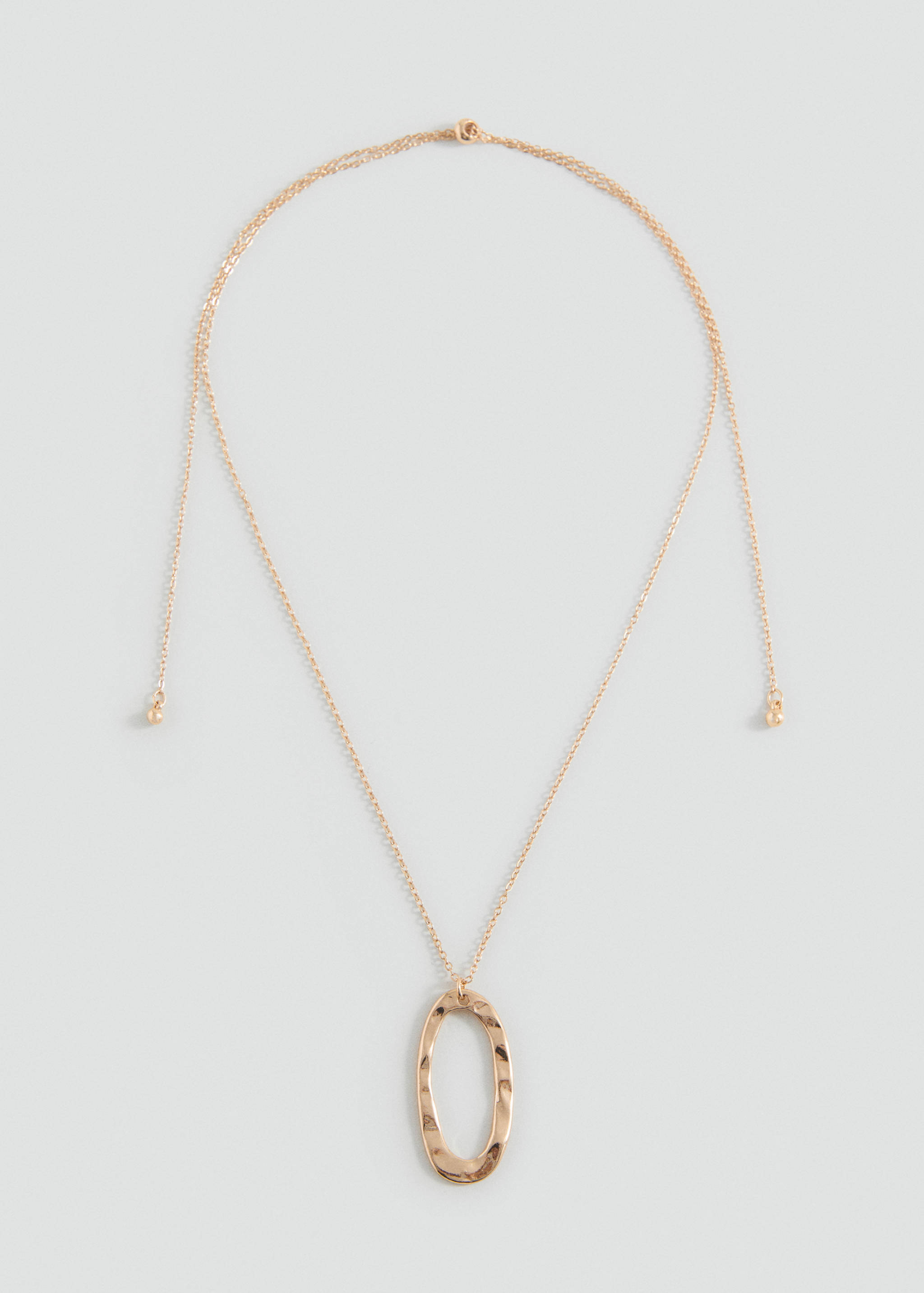 Metal pendant necklace - Article without model