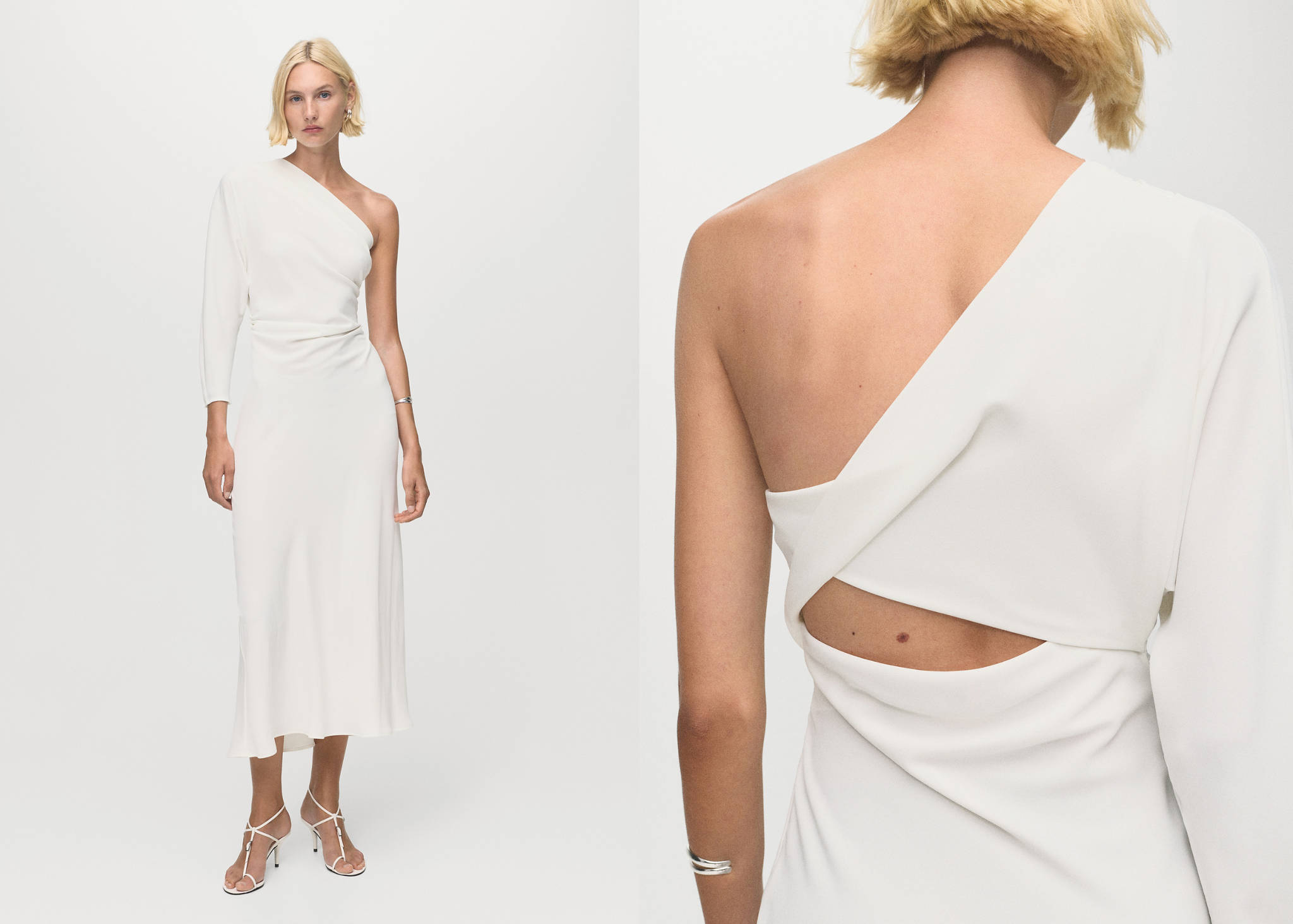 Asymmetrical dress with cut-out - Panoramic plane