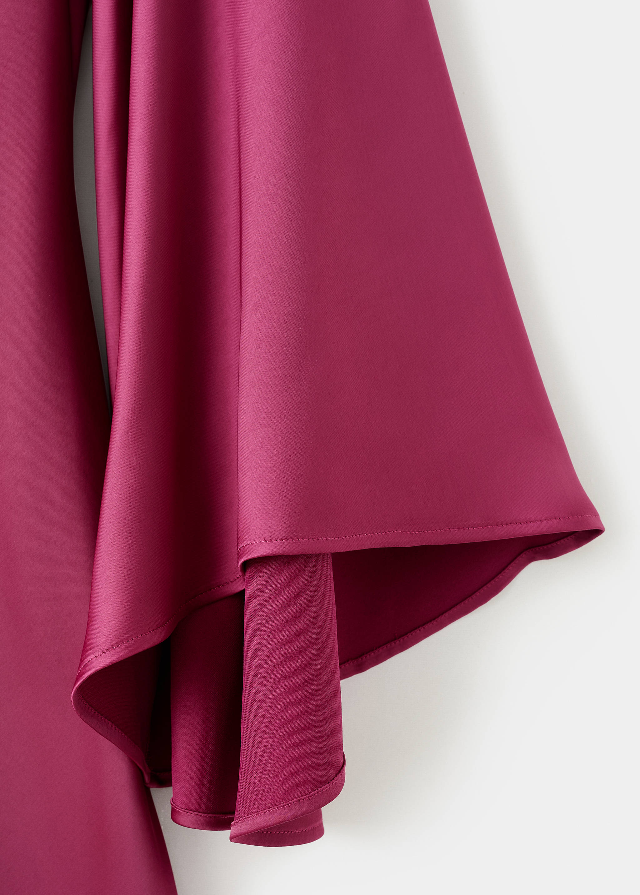 Rochie satinată cu mâneci evazate - Detaliu al articolului 0