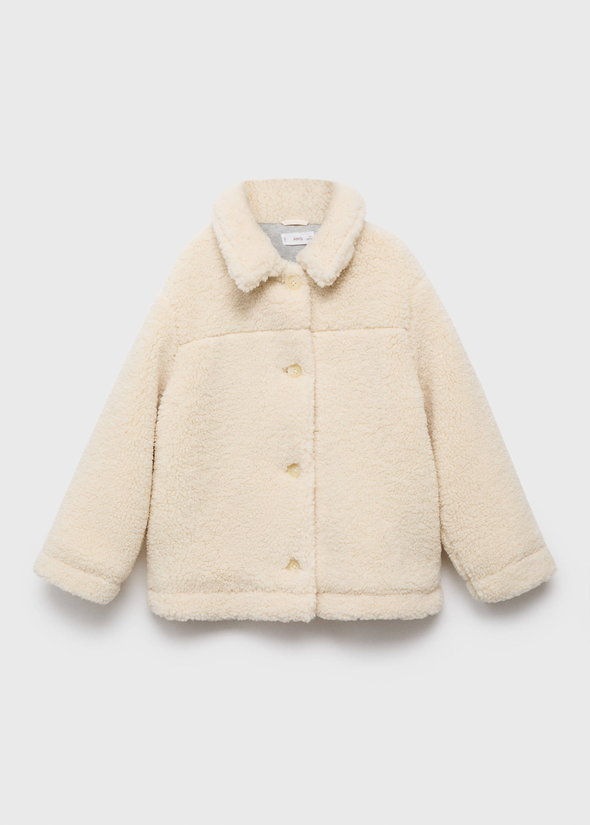 Shearling-effect coat - Article without model