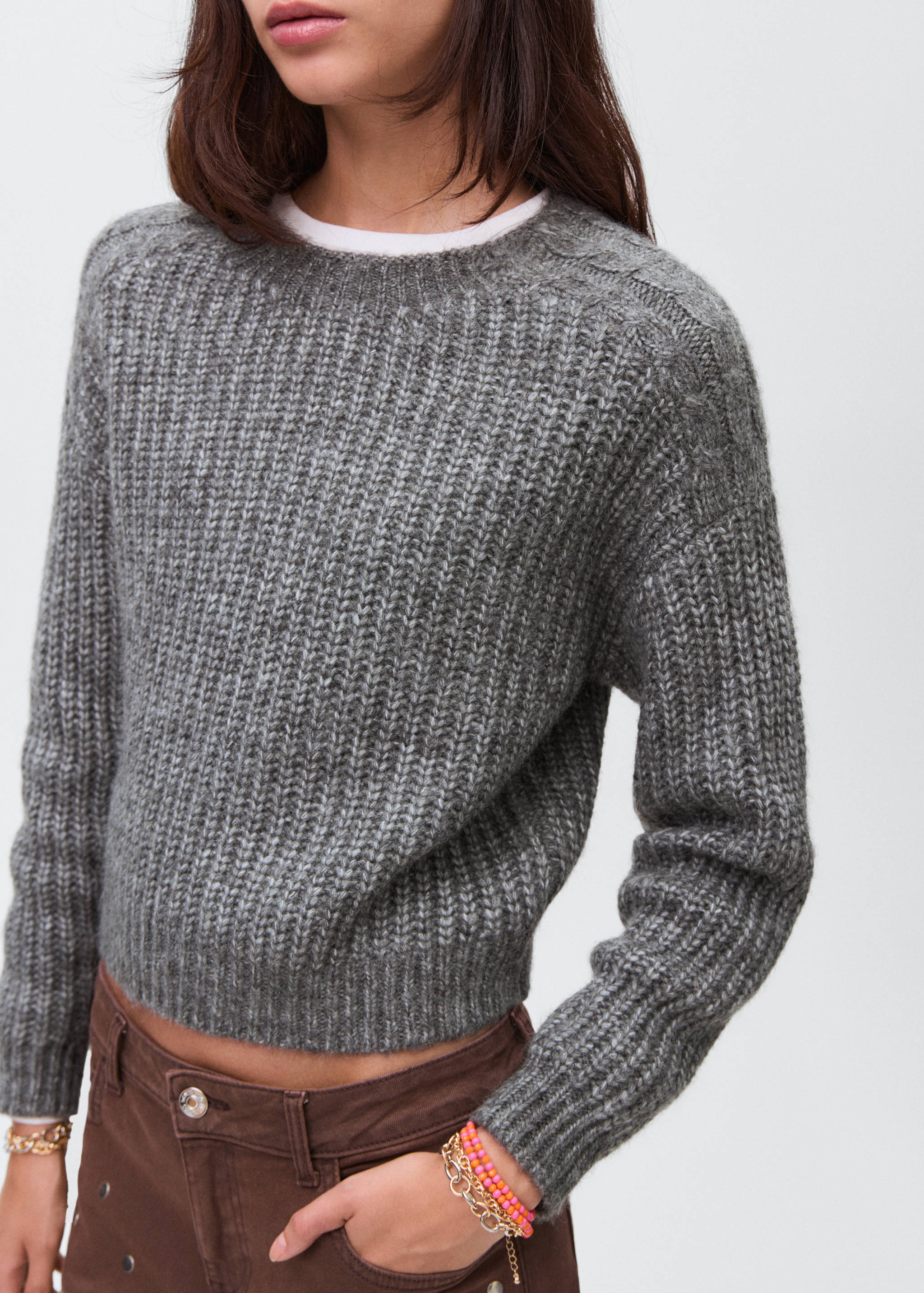 Светр грубої в'язки - Детальніше про товар 6