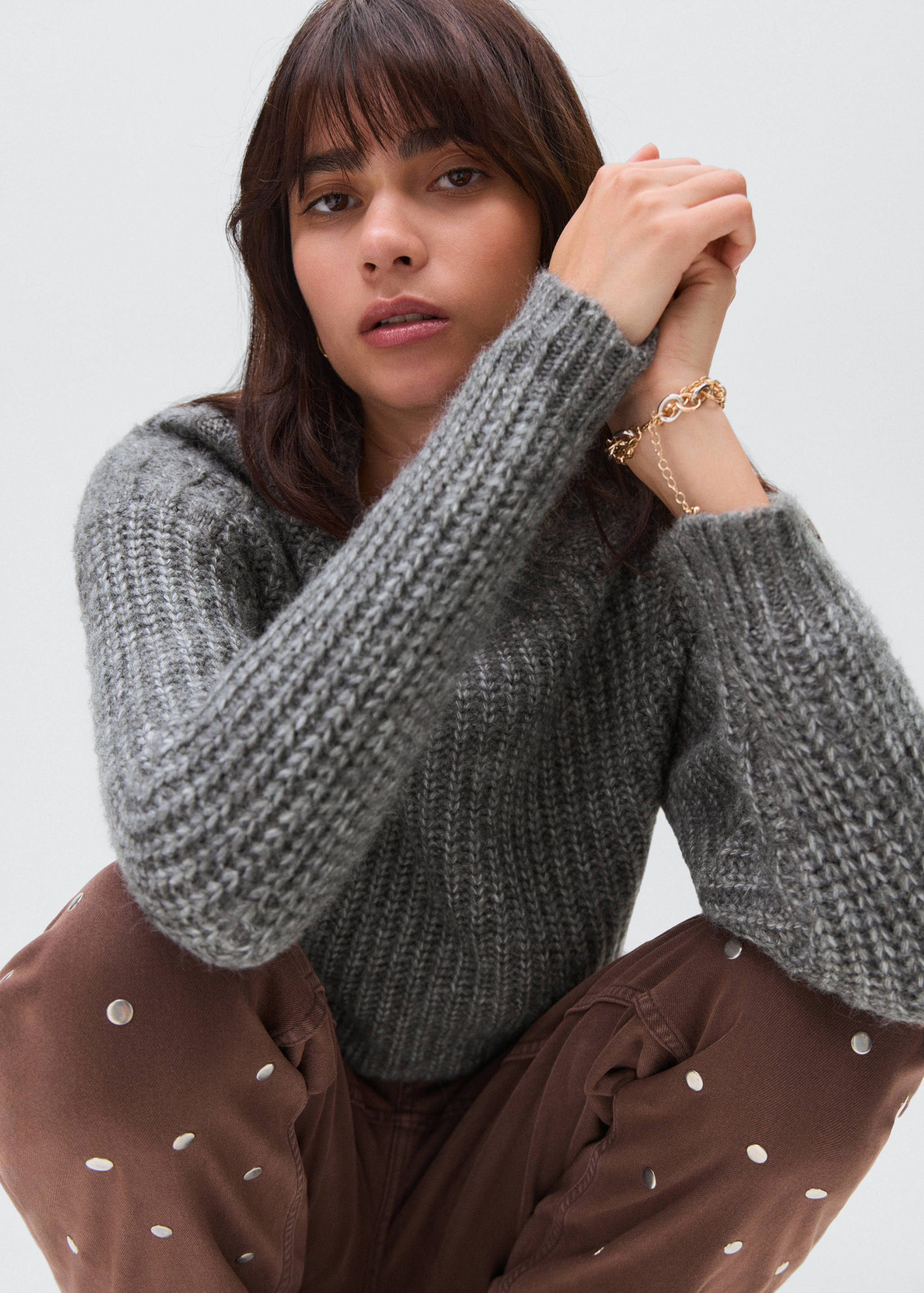 Светр грубої в'язки - Детальніше про товар 2