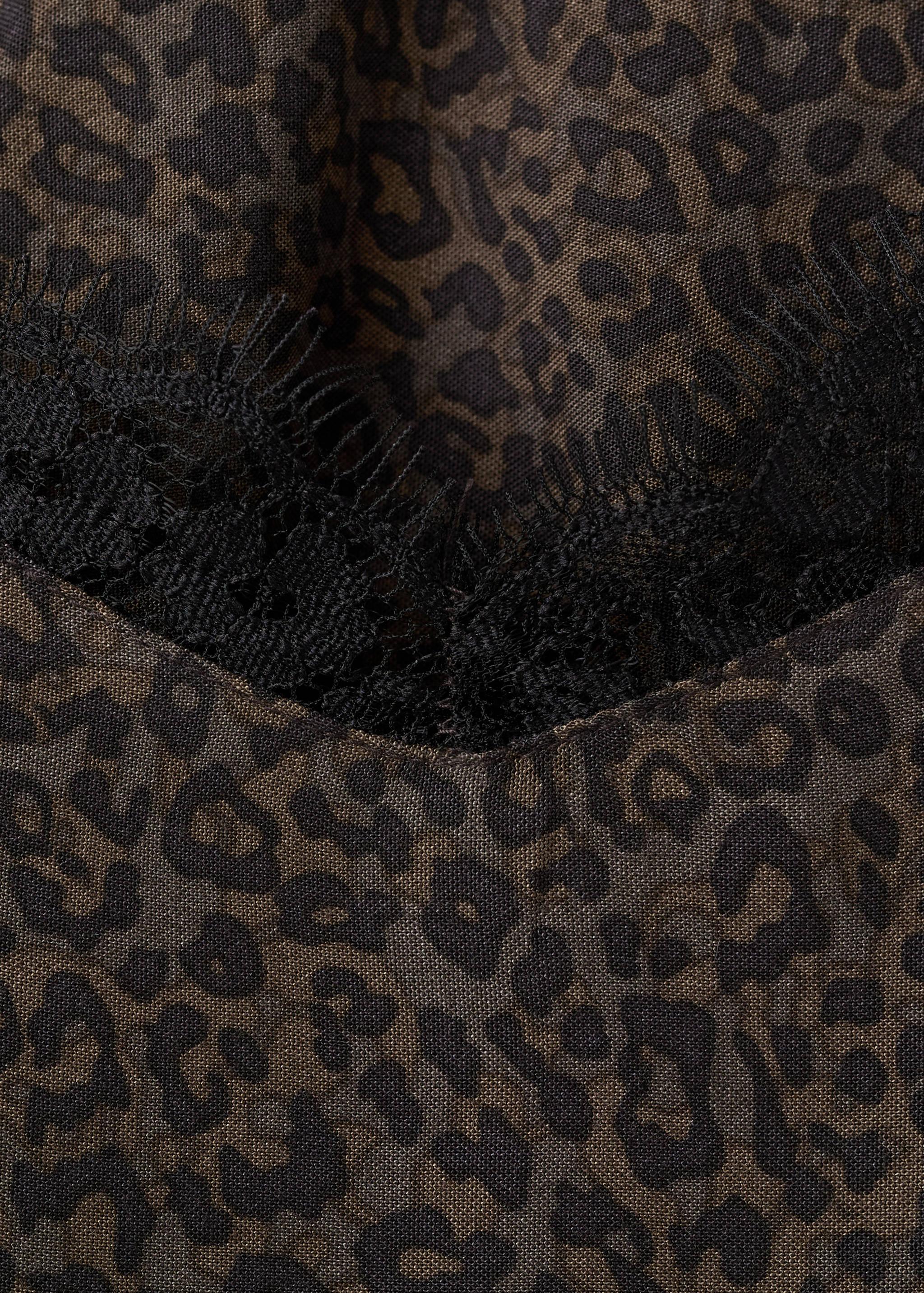 Leopard-print lace top - Details of the article 8