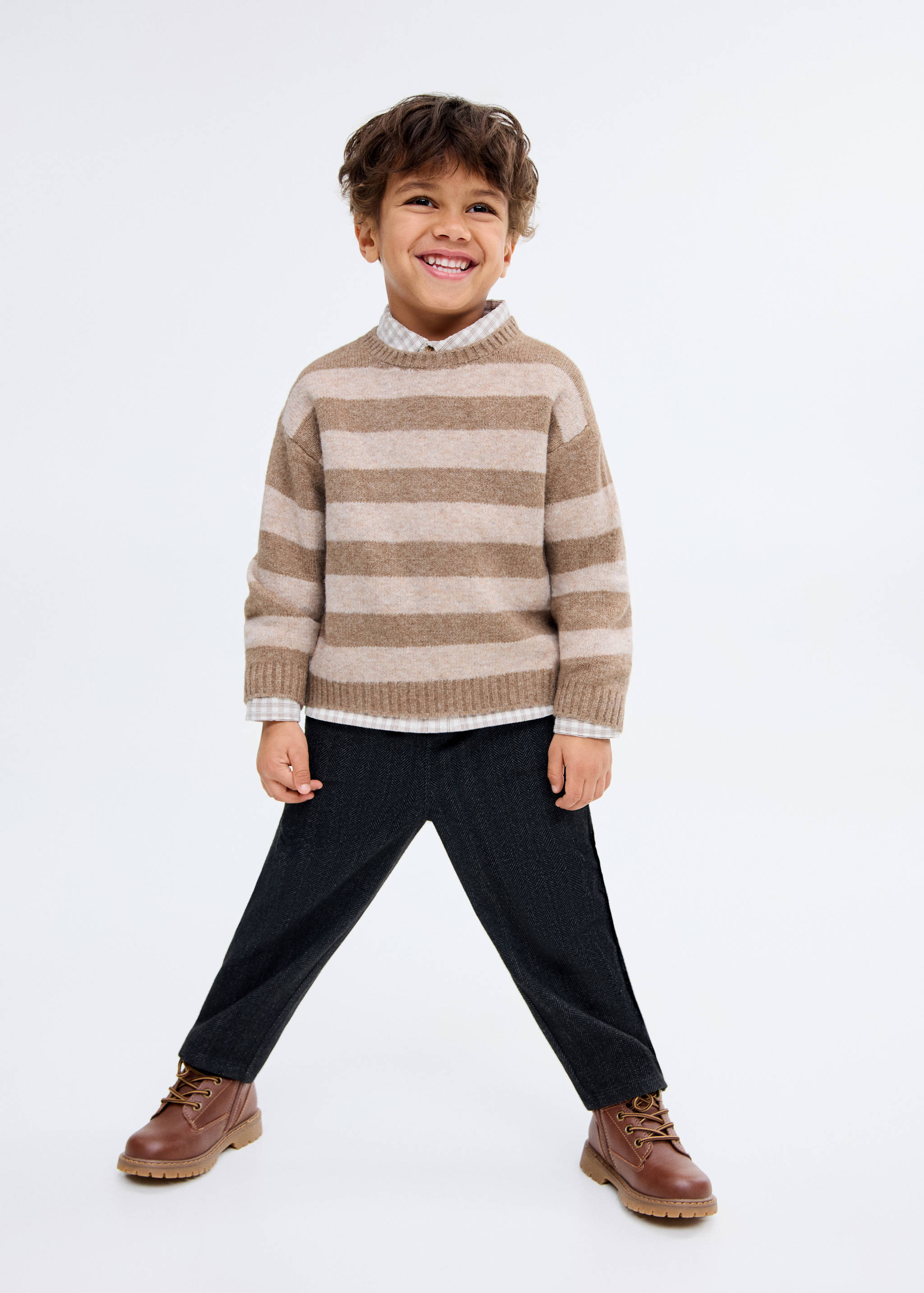 Knit striped sweater - General plane