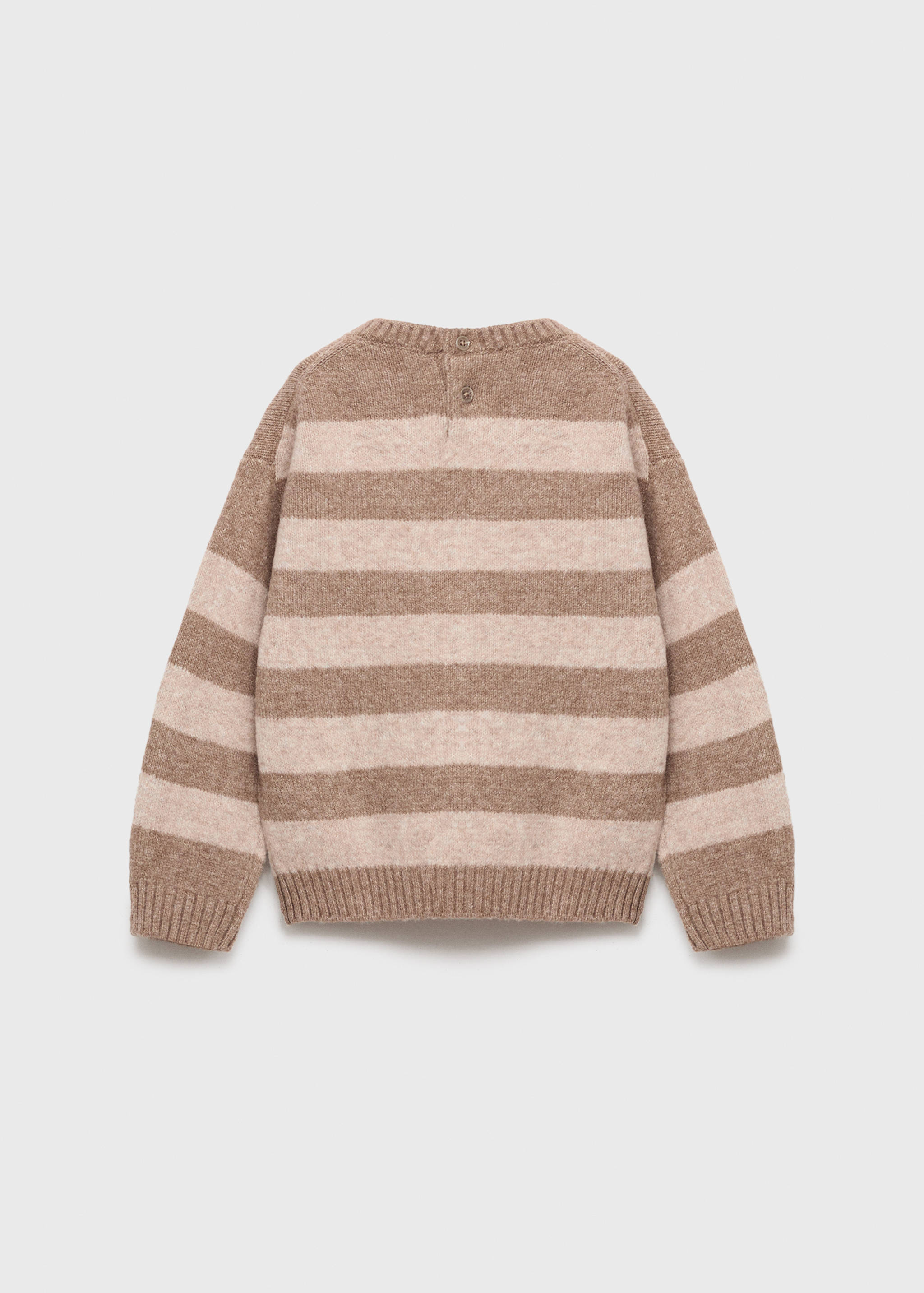 Knit striped sweater - Reverse of the article