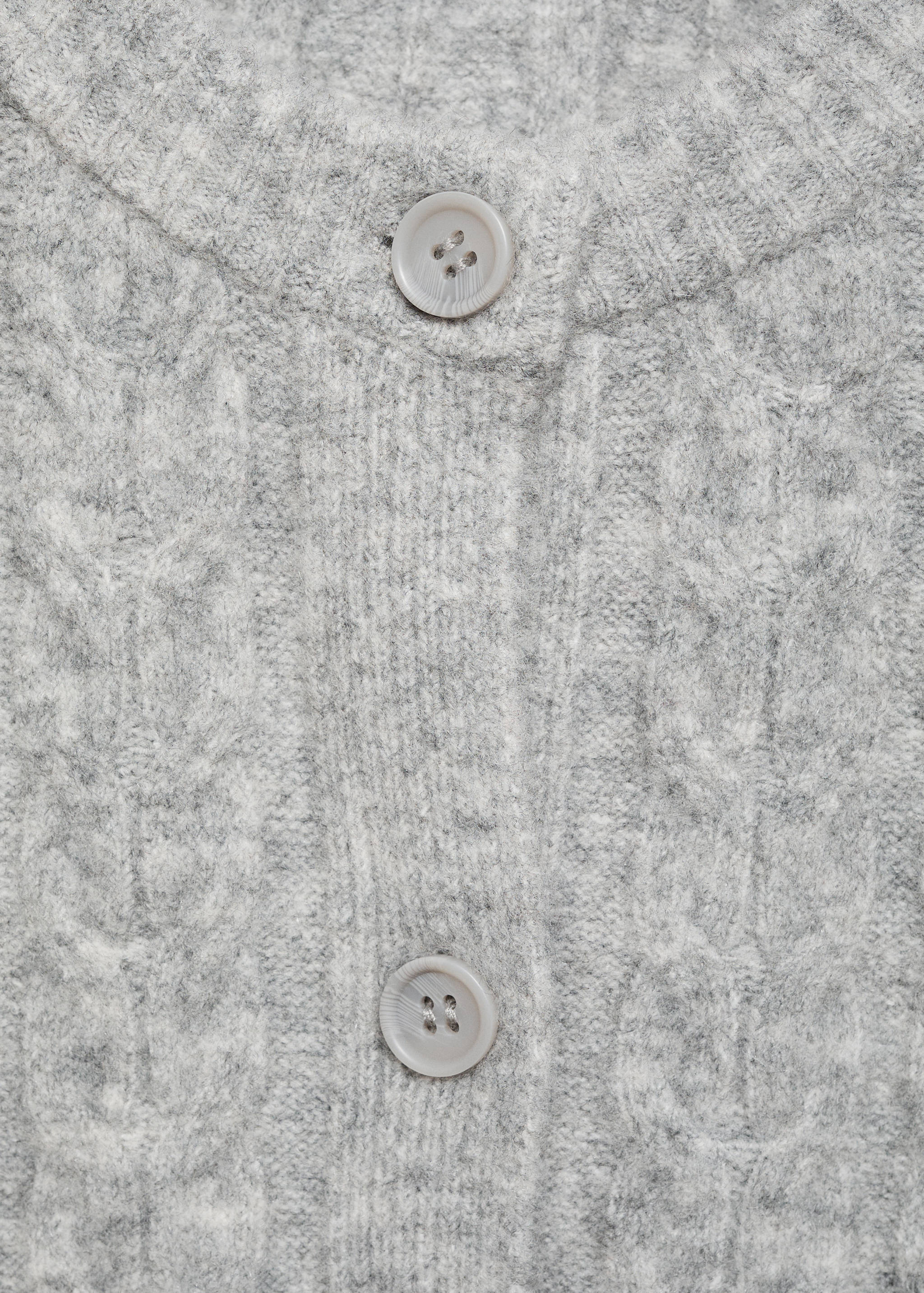Knitted button cardigan - Details of the article 8