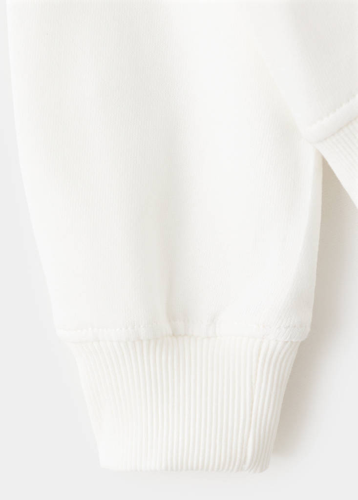 Printed cotton sweatshirt — Off White
