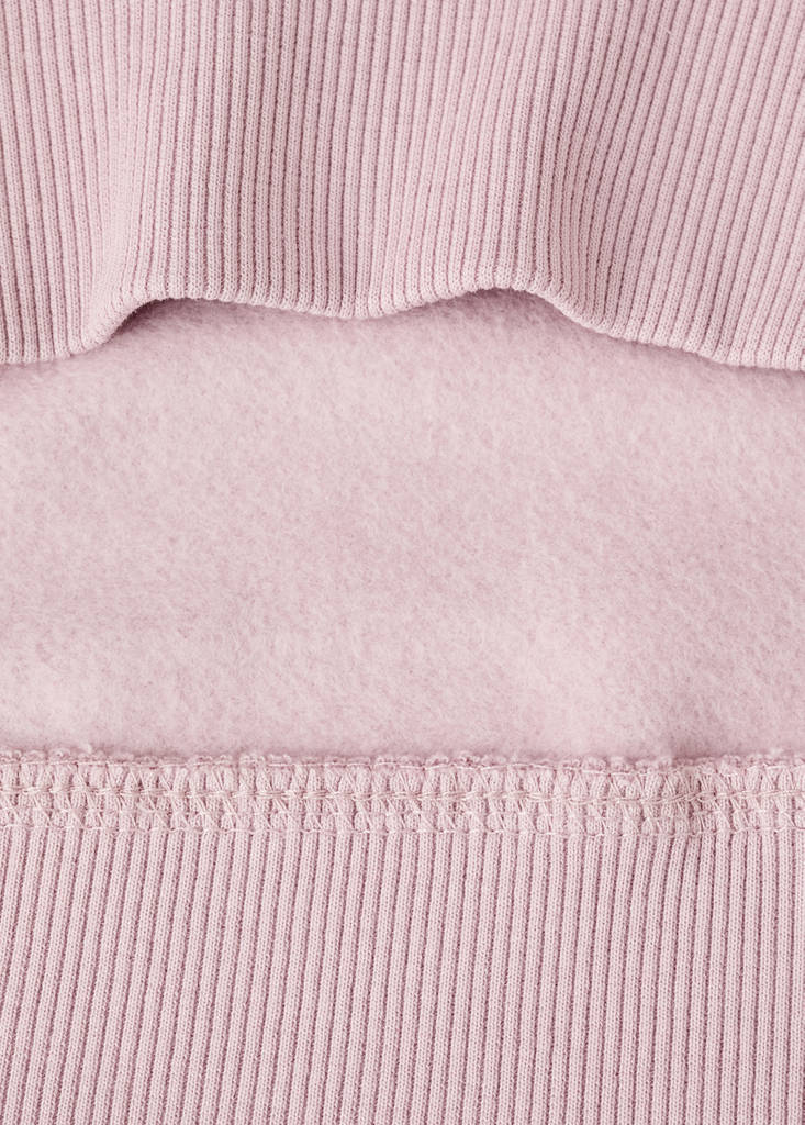 Printed cotton sweatshirt — Pink