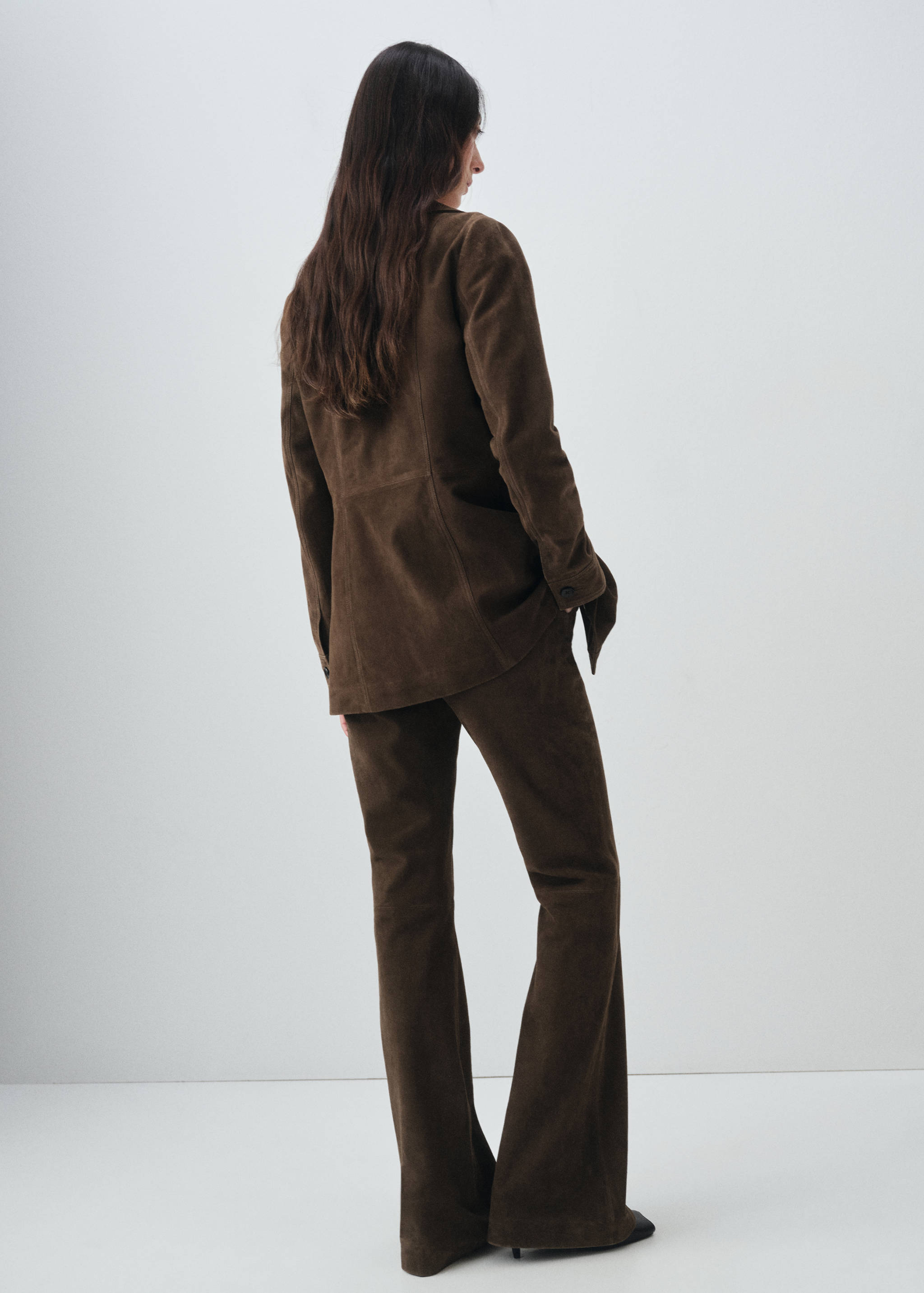 Veste 100 % daim à poches - Verso de l’article