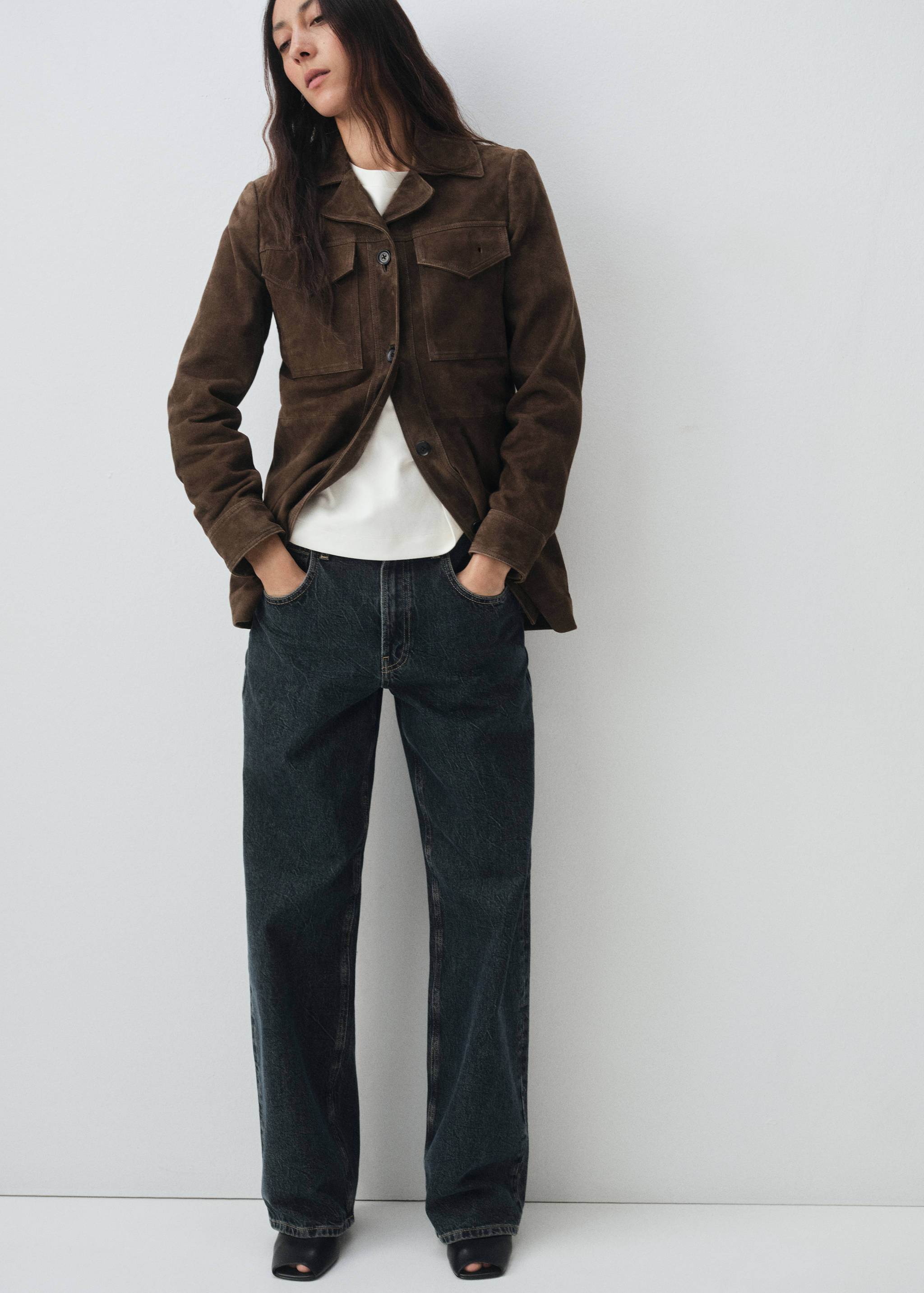 Veste 100 % daim à poches - Détail de l'article 2