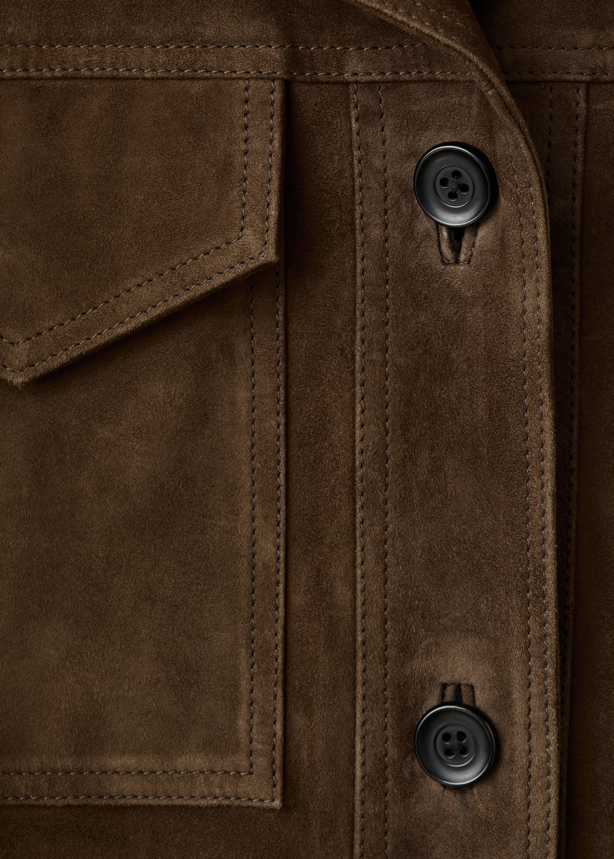 Veste 100 % daim à poches - Détail de l'article 8