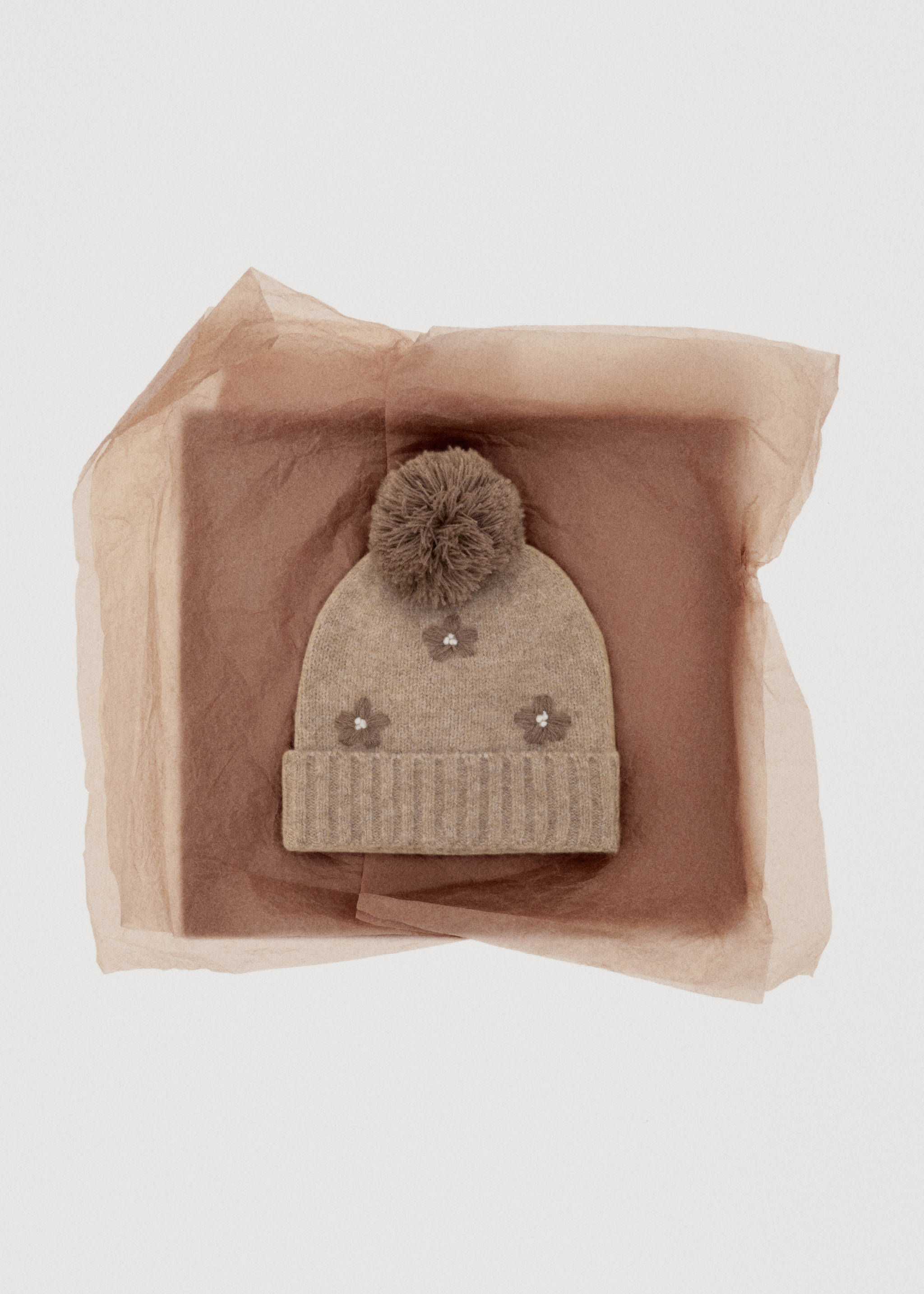 Floral pom-pom hat - Details of the article 7